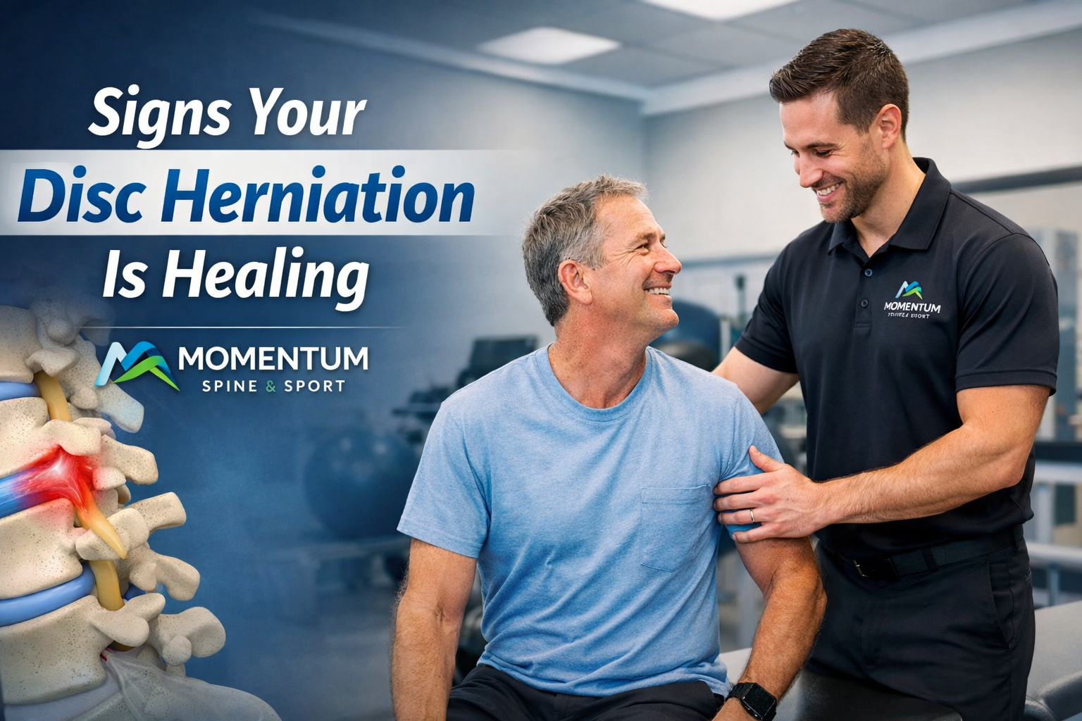 Is Your Disc Herniation Healing? Key Signs to Look For | Momentum Spine and Sport