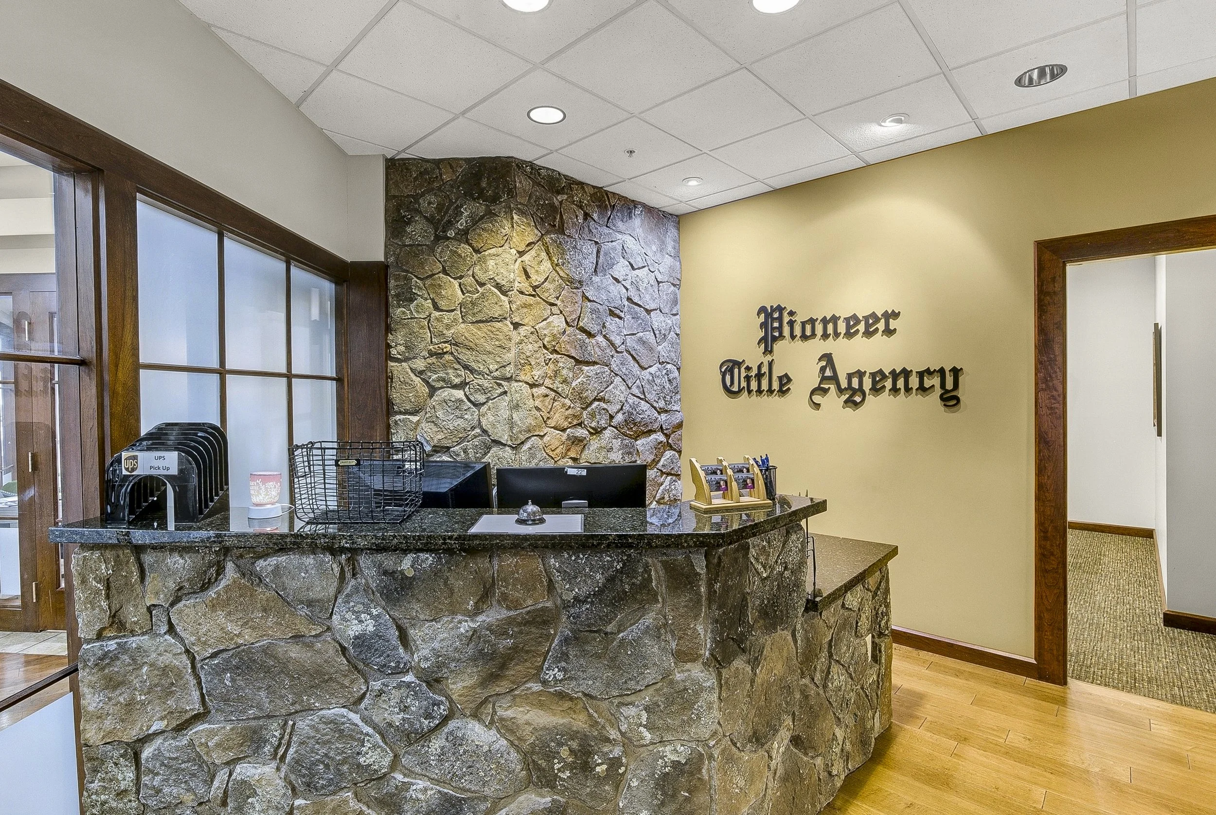 Lobby Area of Suite 125 with Reception Desk