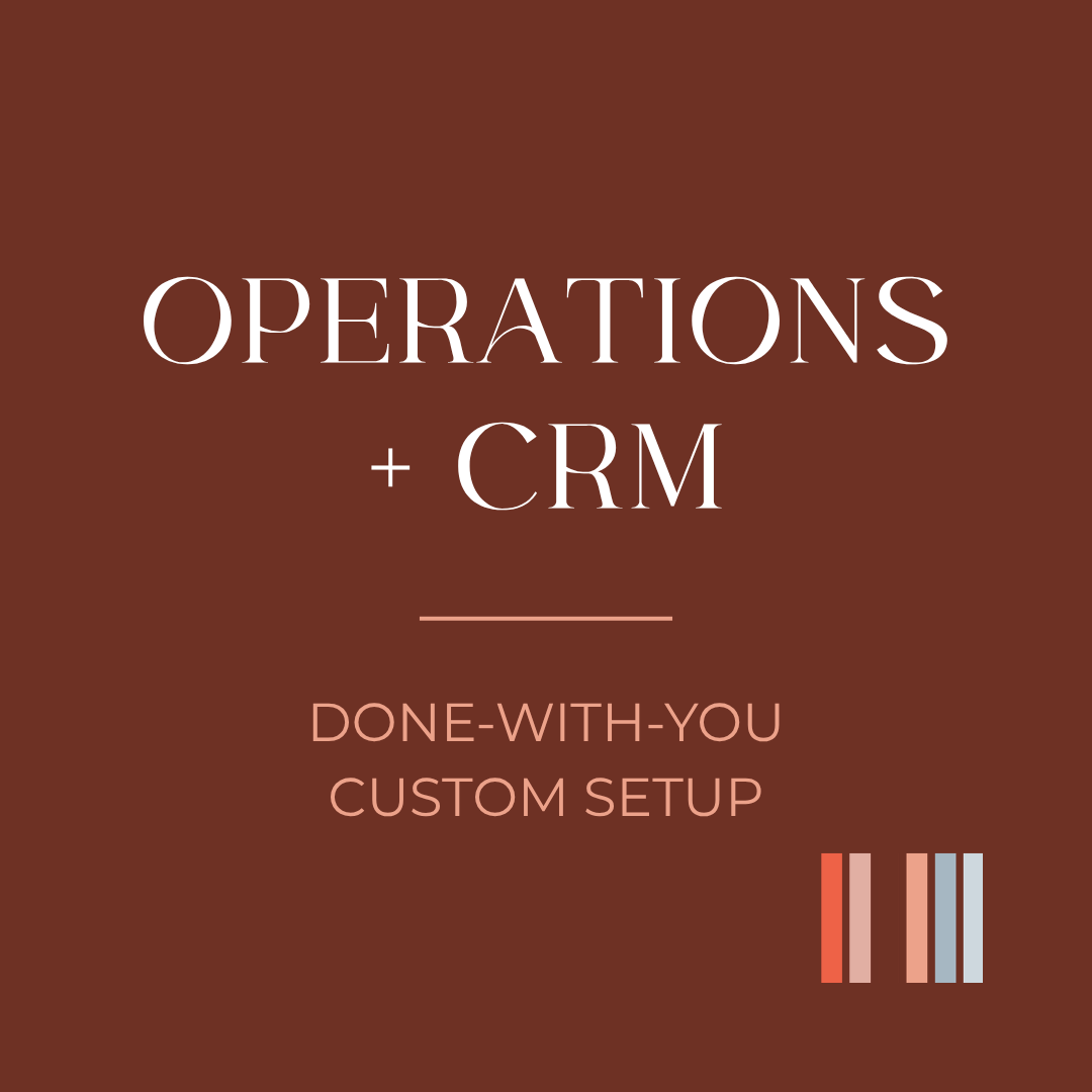 Operations Setup + CRM Customization Package