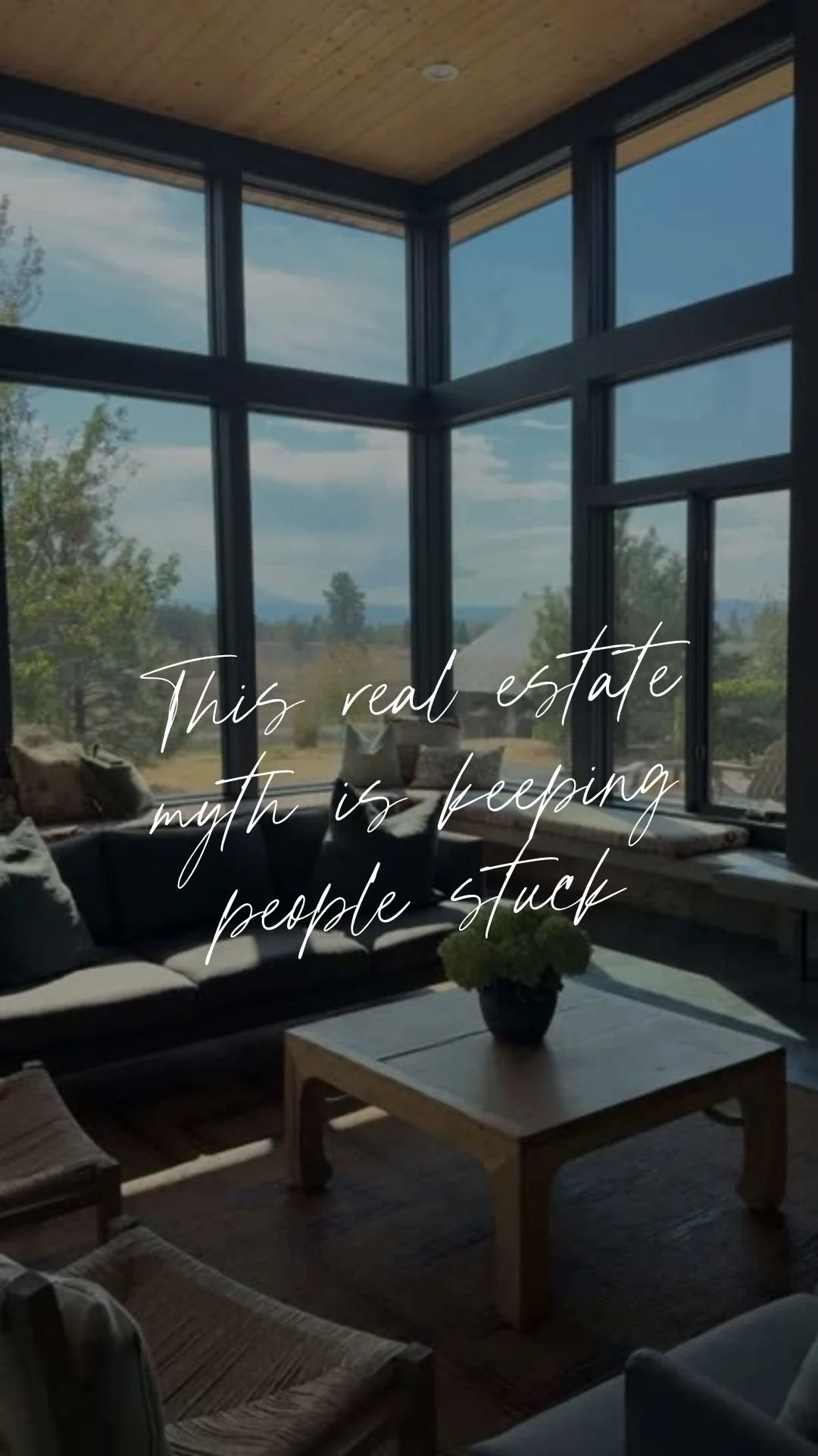 THIS REAL ESTATE MYTH IS KEEPING PEOPLE STUCK.