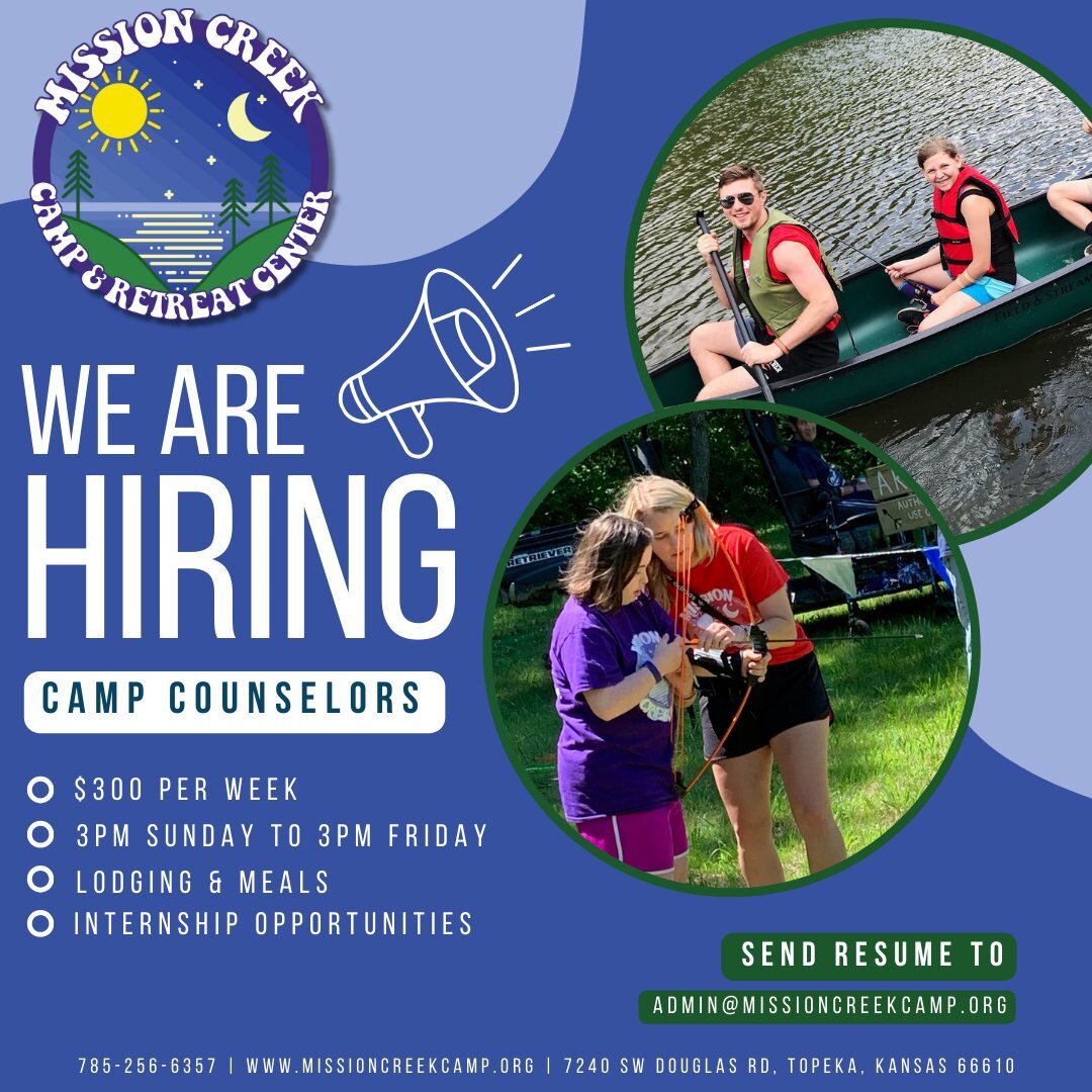 As a Mission Camp Creek Counselor, you will play a vital role in creating a positive and transformative experience for campers. Embracing the mission and values of Mission Camp Creek, you will actively engage with campers, facilitate activities, and 