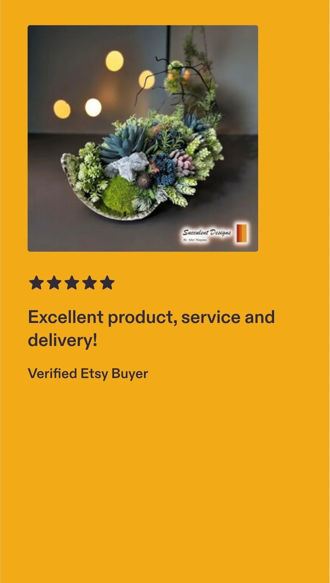 Etsy - 5 Star Silver Stunner