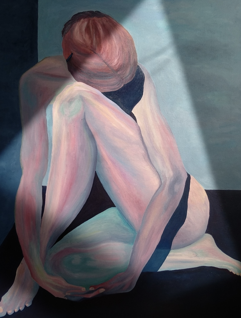Peinture à l'huile sur toile - 70x100 cm