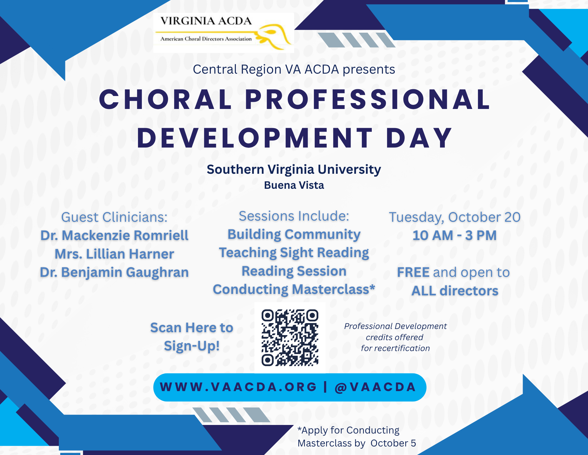 VA ACDA Choral Professional Development Day