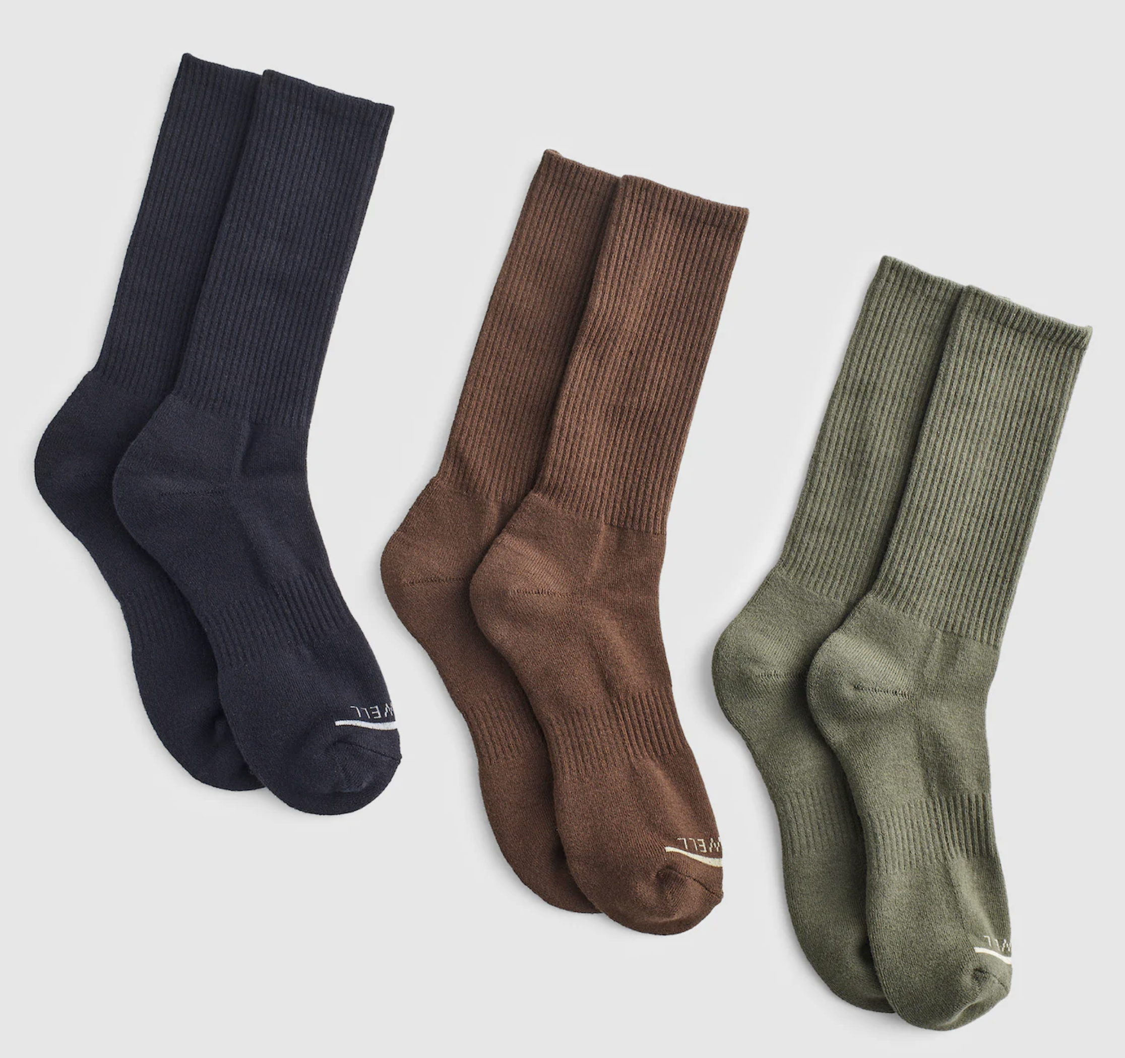 Three-Pack MWL Cloudlift Crew Socks