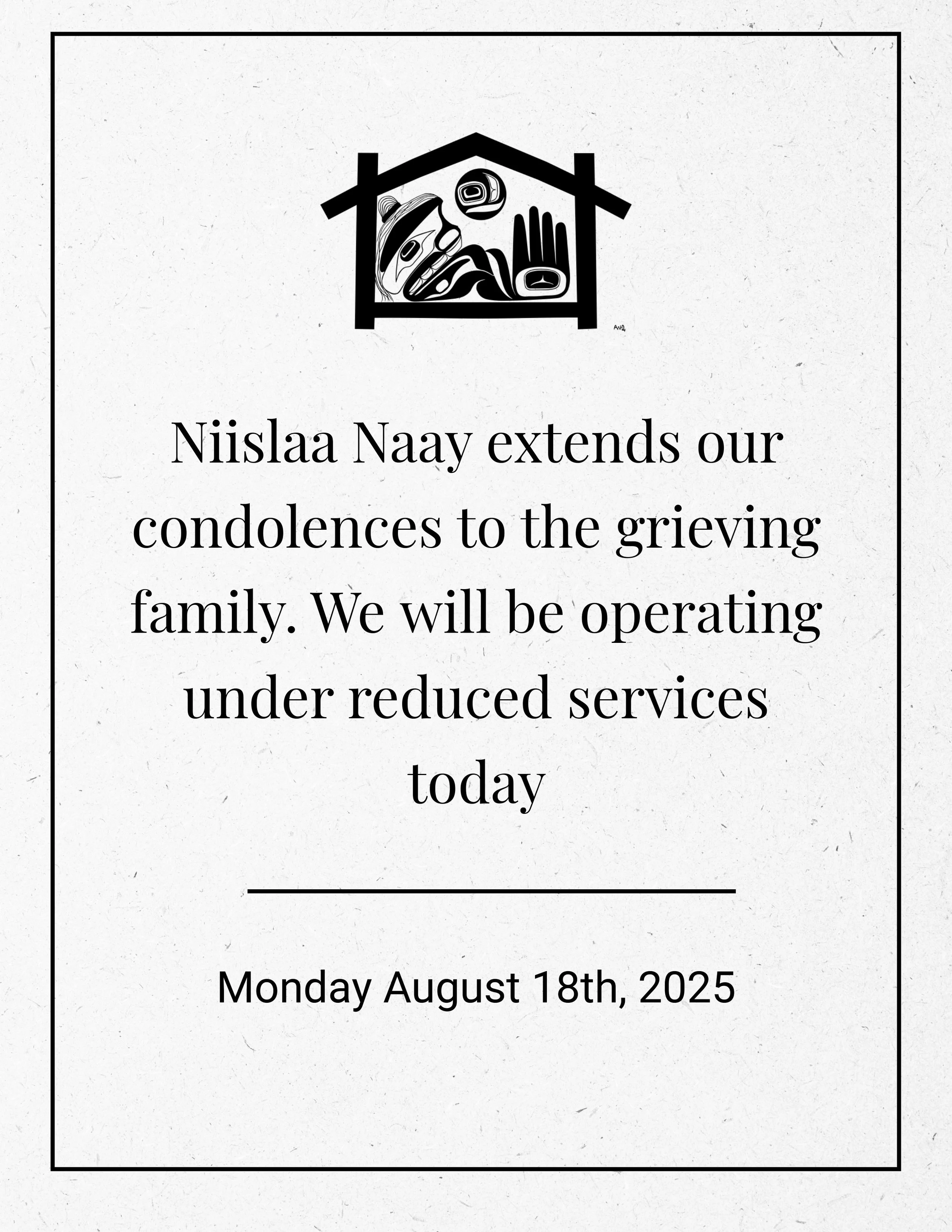 Reduced Services