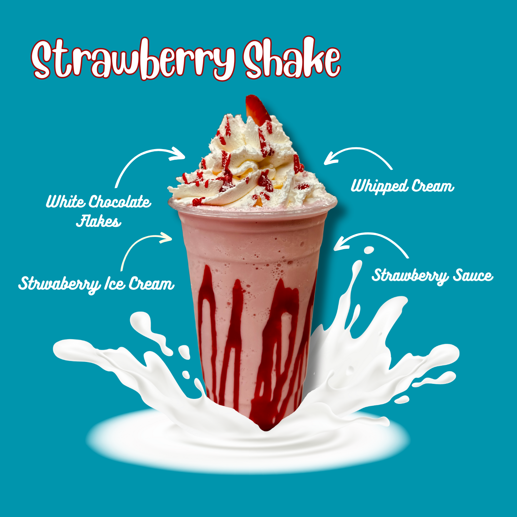 Strawberry Shake — Holy Moly Ice Cream
