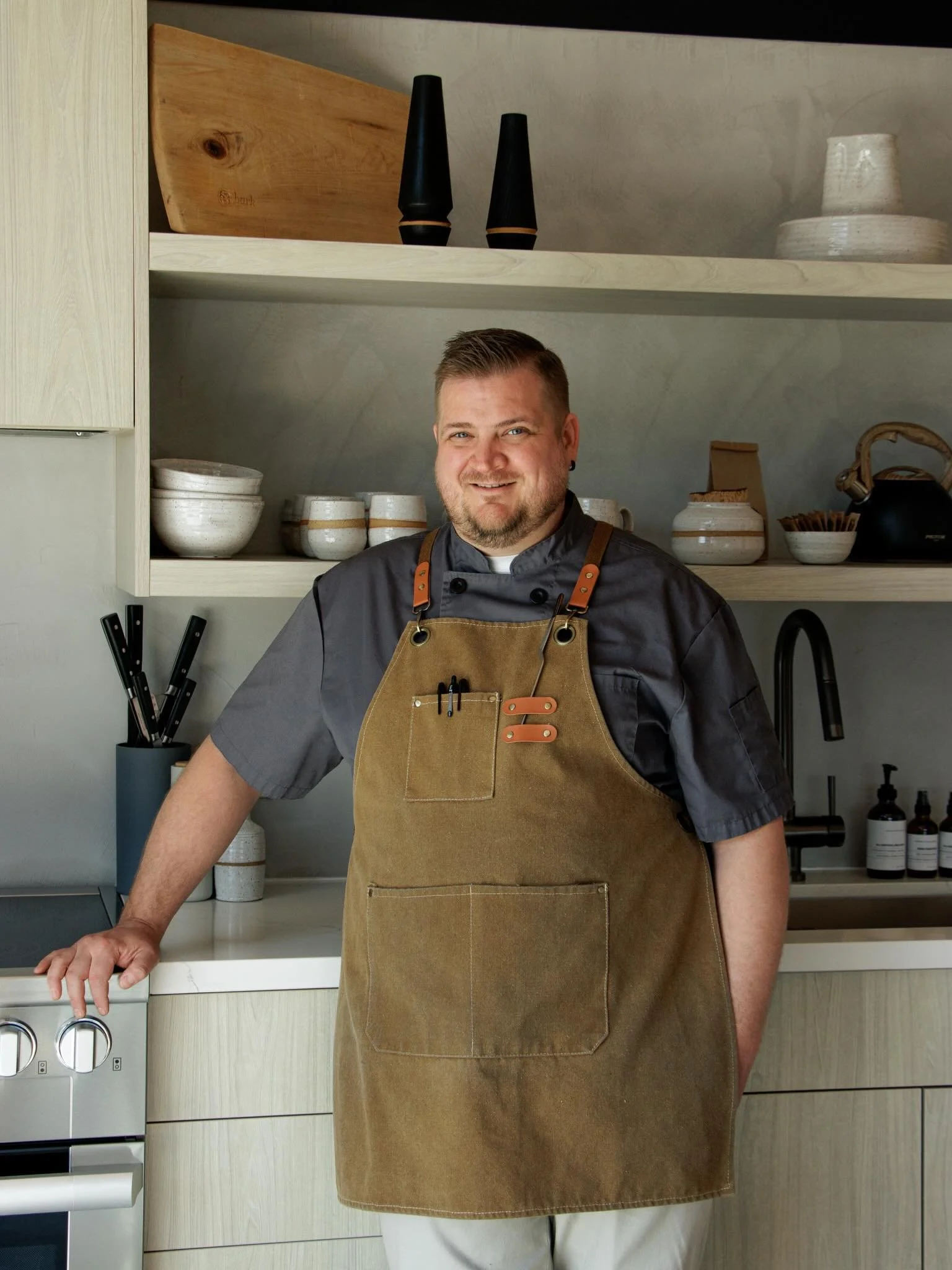 Recently did headshots for our new Executive Chef at @gathertherestaurant as seen in the @pictongazette&rsquo;s story about Wander the Resort&rsquo;s reopening. I normally don&rsquo;t shoot in the late afternoon, but with the walls of windows in this