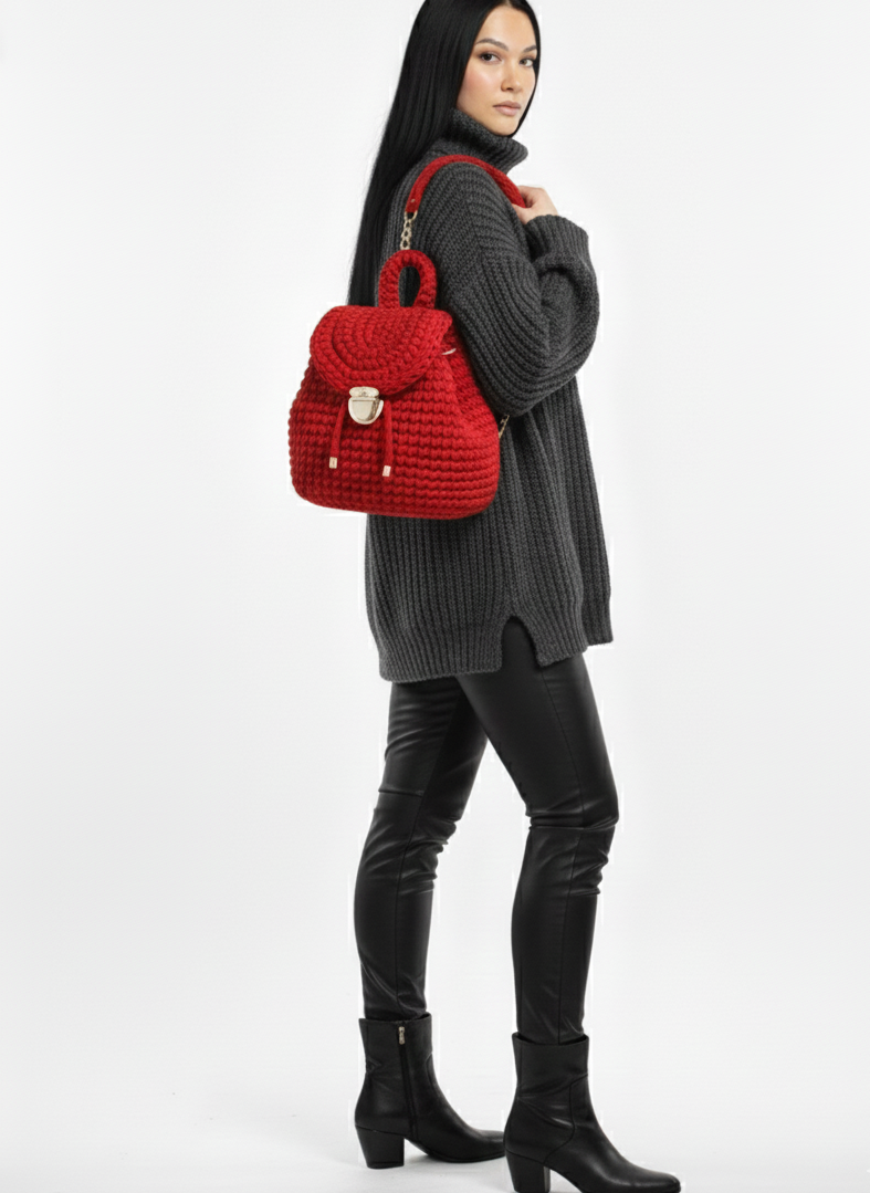 Kimbali |- Maroon| Medium Backpack