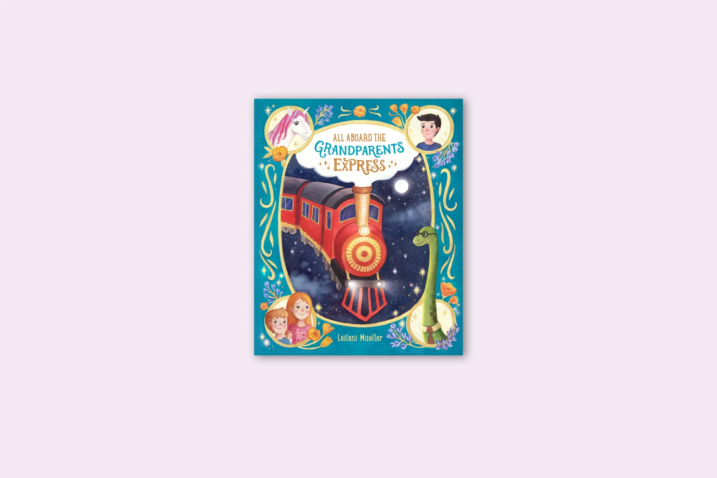 (PREORDER) All Aboard the Grandparents Express by Leilani Mueller