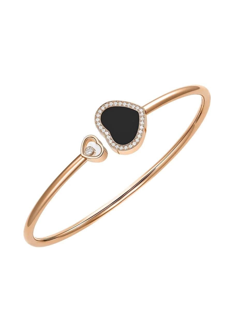 ChopardHappyHeartsBangleZwartOnyx