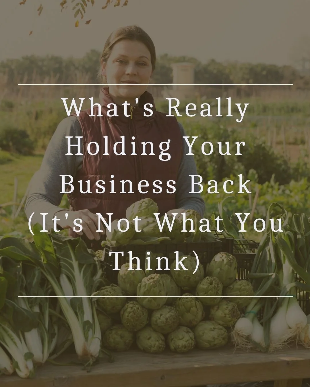 Why better strategies won't fix this - What's really holding your farm business back?