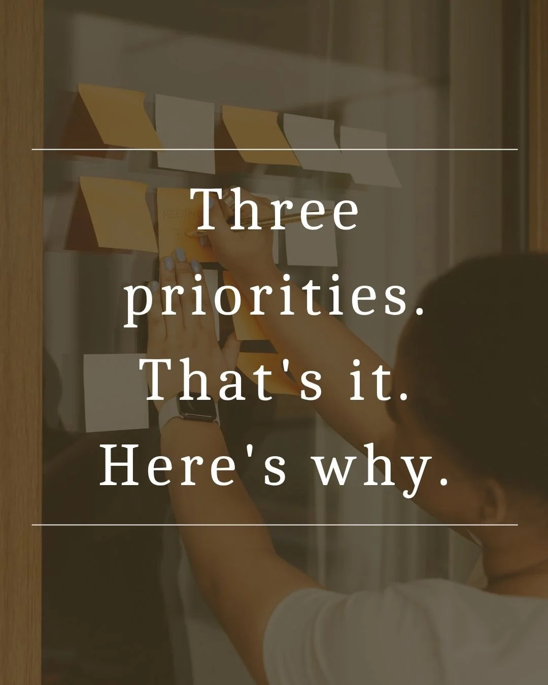 How to stop doing too much: the 3-priority rule for farmers