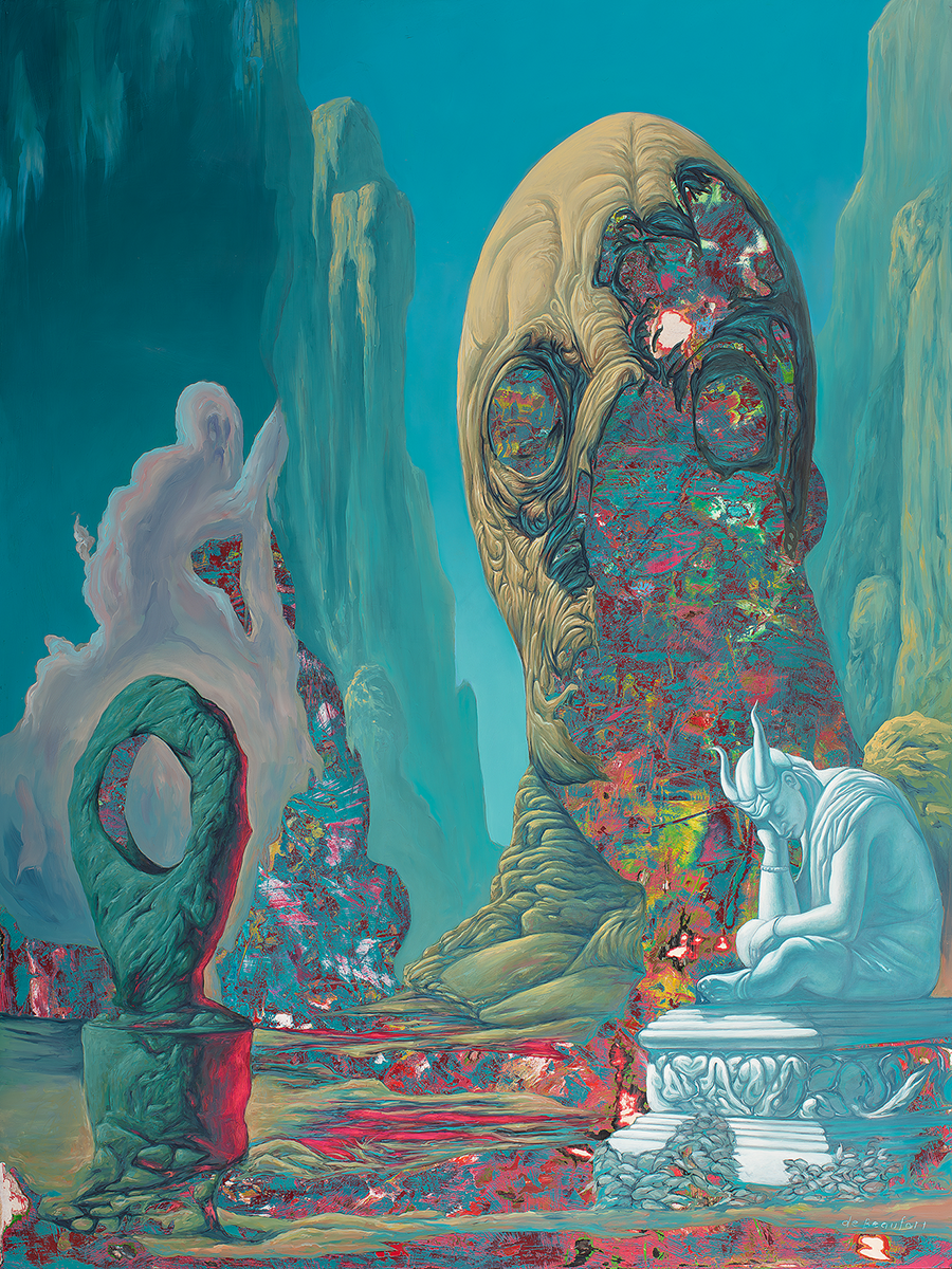 "Failed Transmutation"
48"x64"
Oil on panel
2025
