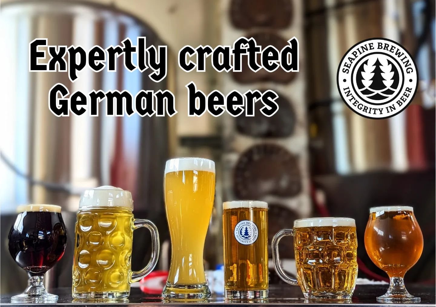 Pilsner, Maibock, Hefeweizen, Doppelbock, Kolsch, Helles Lager all brewed right here in Sodo, all pouring right now at our taproom! Stop by for a stein or 2 this weekend 🍻🇩🇪🇺🇸
#craftbeerlover #germanbier #craftbrewery #craftbeerlife #seattlecraf