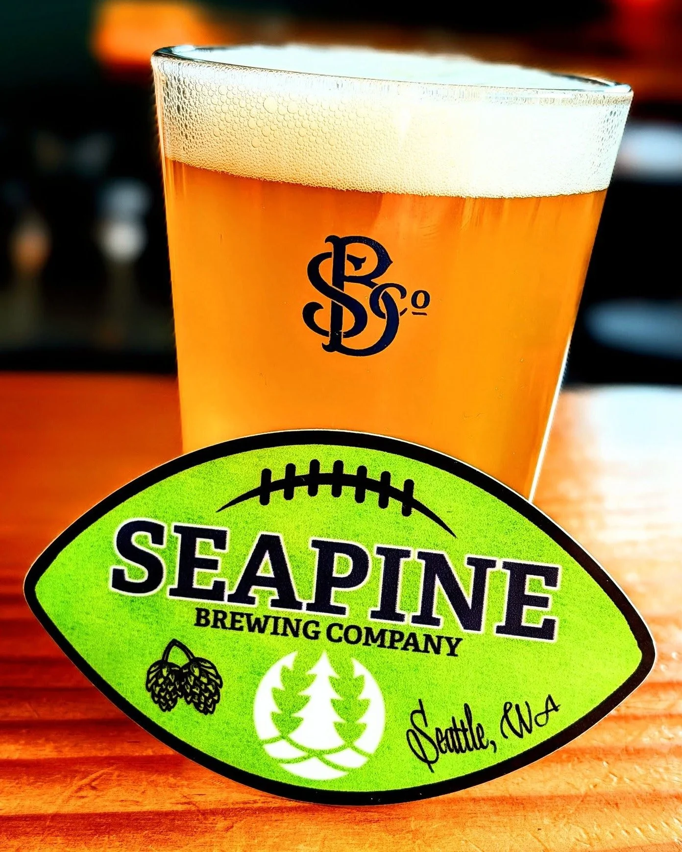 Anyone need to decorate anything before Sunday? 👀New stickers just dropped...🏈🍺#seahawks #seahawksnation #seattle #seattlebrewery #seahawksfan #superbowl #craftbeerlife