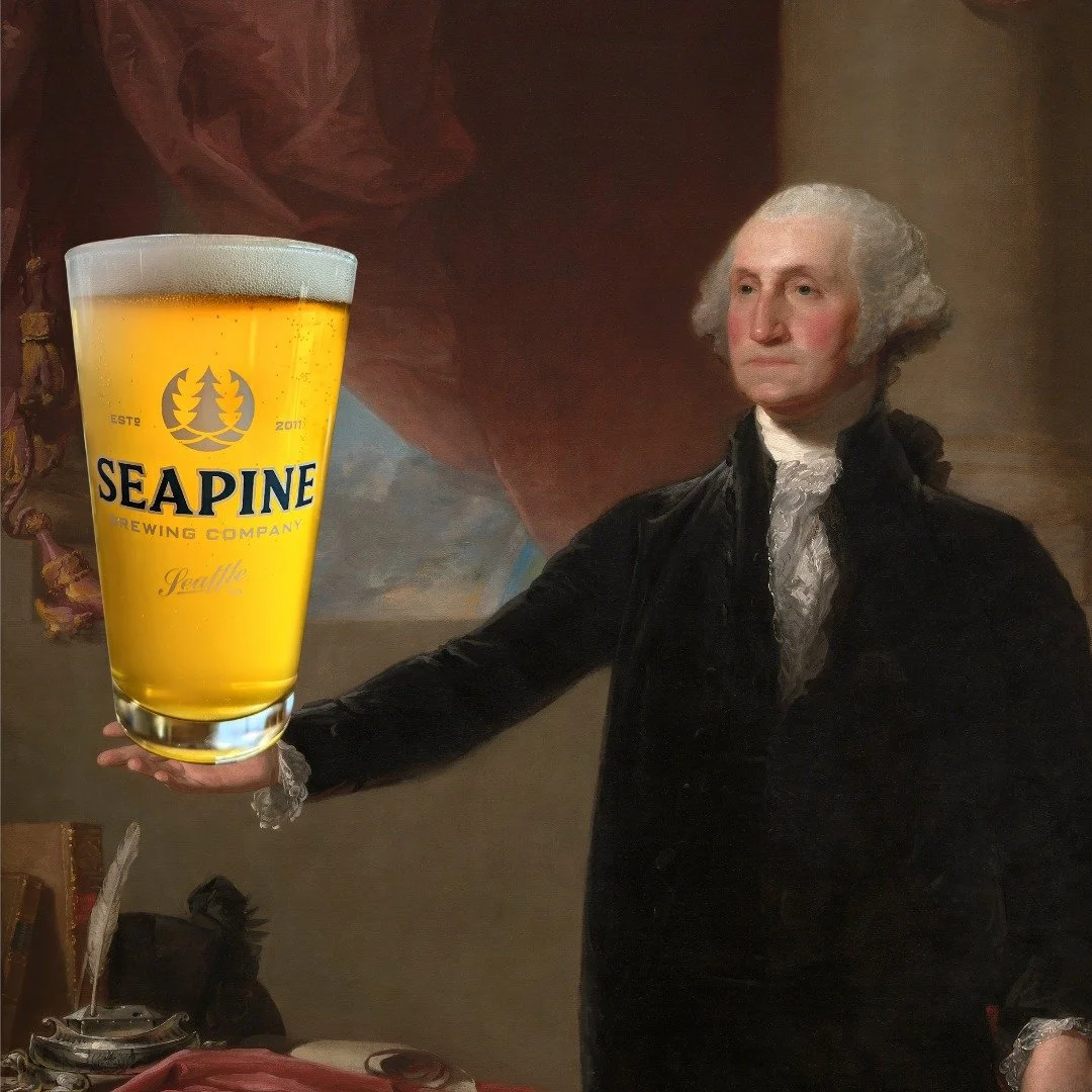 Was George Washington a big Seapine fan? Probably. What we do know is it's President's Day and our taproom is open from 3-9pm! 🍺
#seapinebrewing #seattlebeer #seattlebrewery #wacraftbeer #seattlecraftbeer