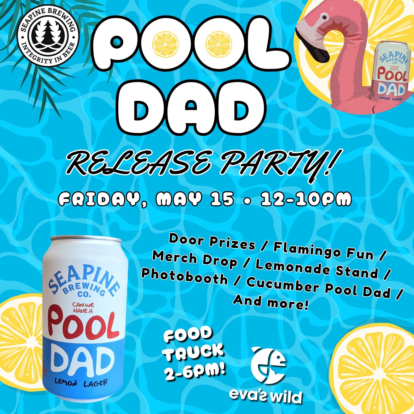 Is everybody ready for Pool Dad tomorrow!?!? 🍋🍺🎉
#seattlecraftbeer #seattlebrewery #seattle #seapinebrewing