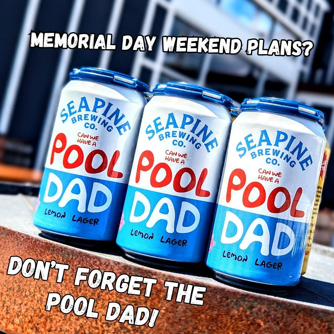 Big plans for the long weekend? Don't forget the Pool Dad!
#seattlecraftbeer #seattlebeer #seattle #seapinebrewing