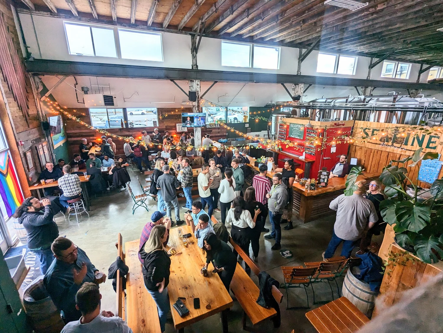 Taproom interior