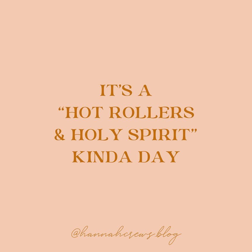 Ain&rsquo;t nothin&rsquo; the Holy Ghost &amp; some good hot rollers can&rsquo;t fix 🤭💁🏼&zwj;♀️ can I get an AMEN!!

Want a funny devotional? You&rsquo;ll love mine! &ldquo;Goodness Gracious: 90 Unfiltered Devotions for this Sometimes-too-Serious 
