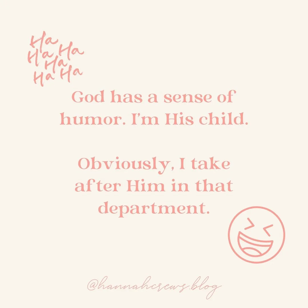 I am my Father&rsquo;s daughter, what can I say? 🤷🏼&zwj;♀️😅

It&rsquo;s so true when they say that the JOY of the Lord is our strength. No matter what life throws at you, joy in Jesus will sustain you!
If you&rsquo;re struggling and need a little 