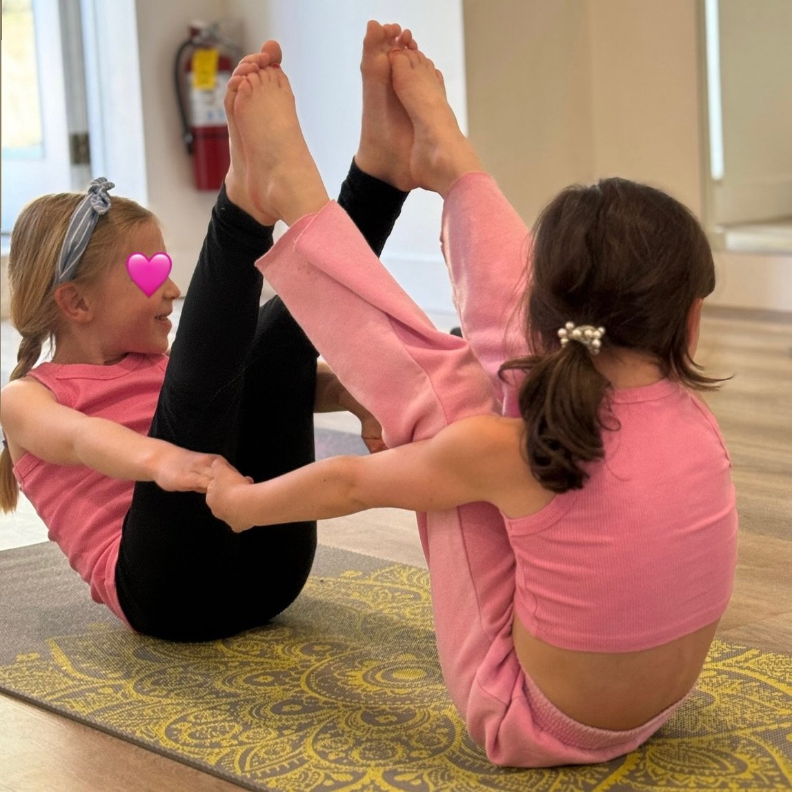 Our next Kids Yoga session starts THIS THURSDAY May 2nd at 4 pm for kids K-3rd grade. 

The benefits of yoga for kids are incredible:
- teaches emotional regulation and stress management
- boosts self esteem 
- increases focus and attention
- promote