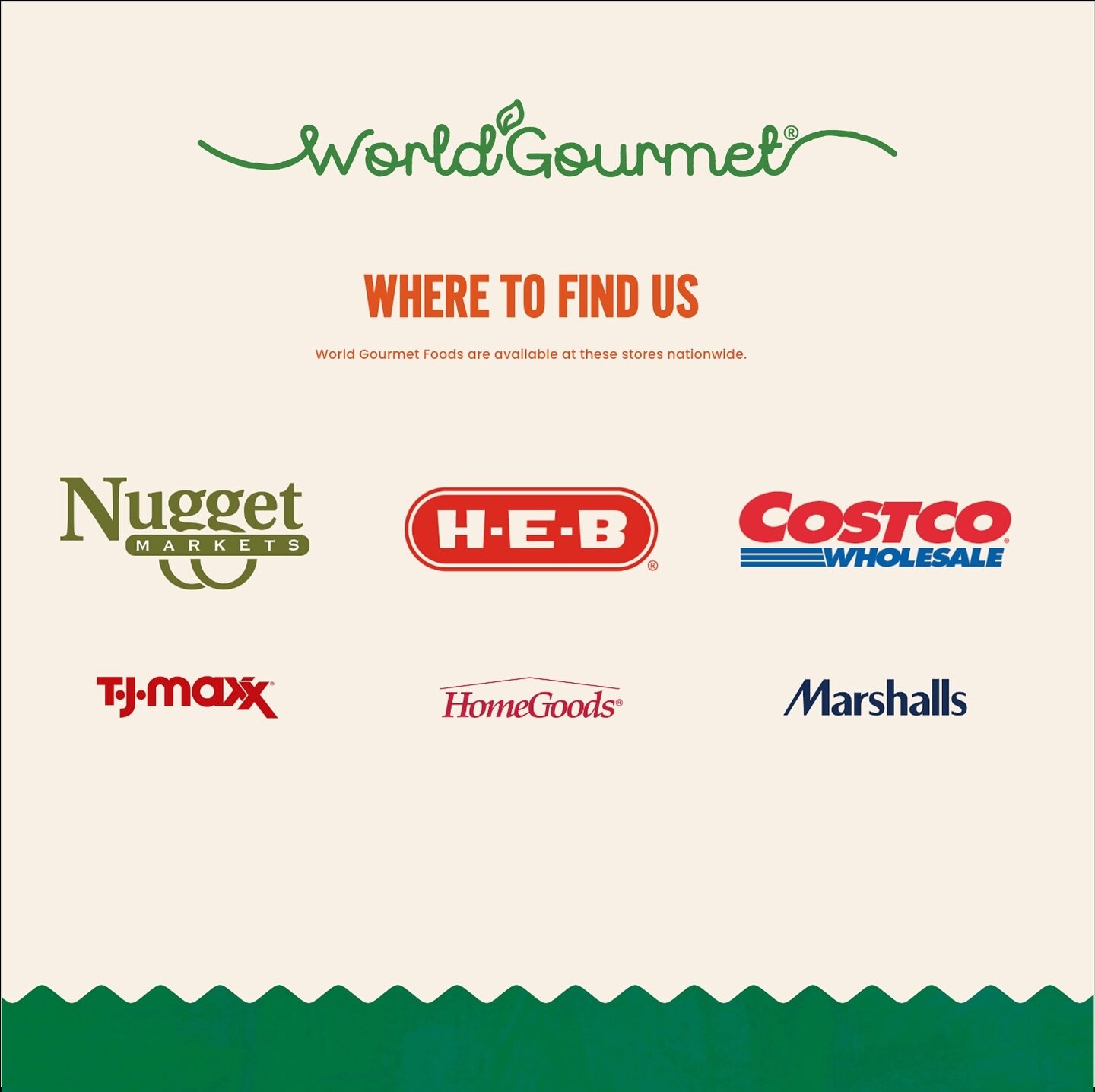 Curious where to find us? Look no further and enjoy the diverse selection of World Gourmet foods at a retailer or club store near you. #delicious