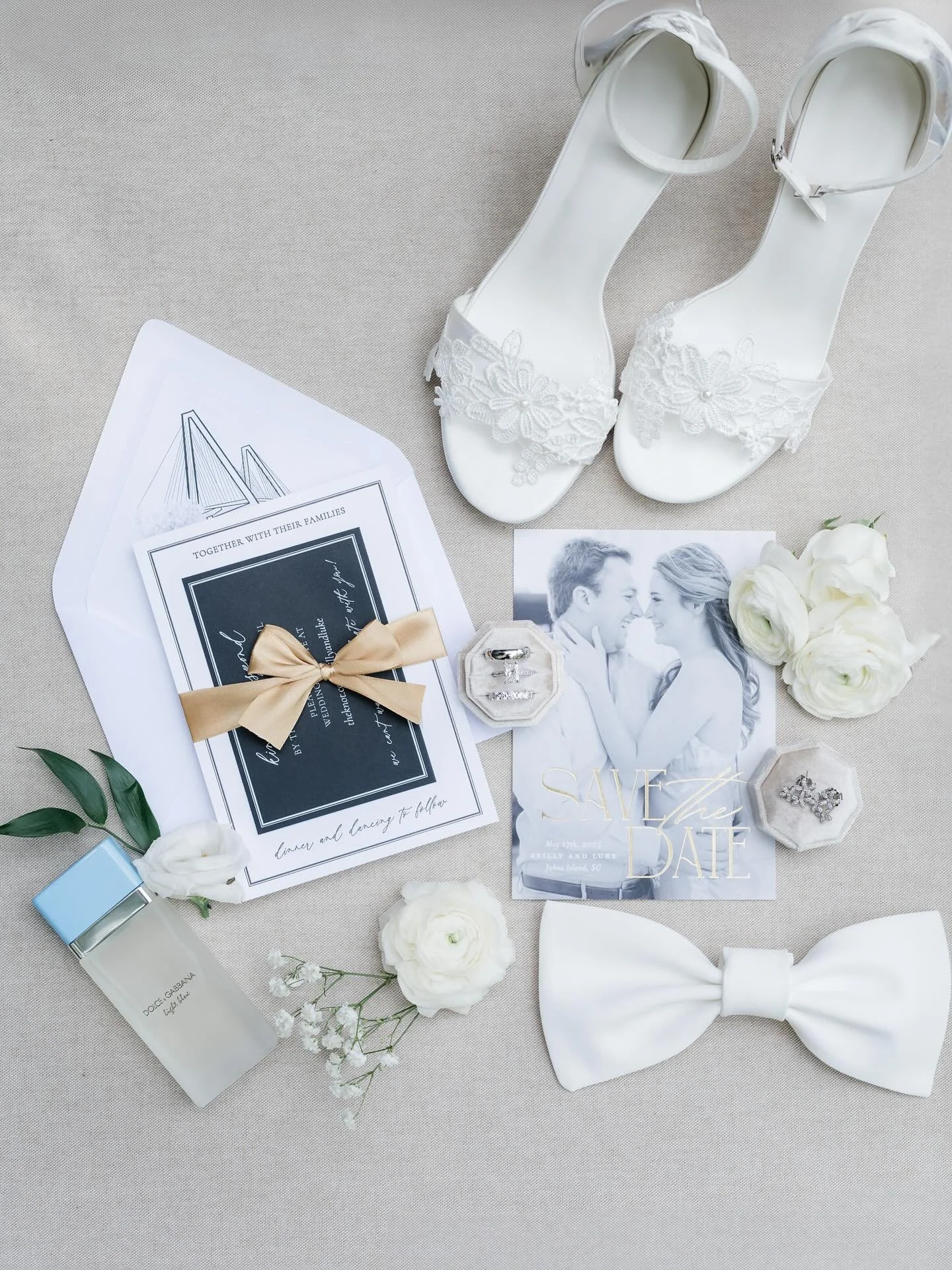 Want to add custom line drawings or watercolor art to your stationery? We recommend choosing that option on your very first order - whether that be save the dates or invitation suites - that way you can carry this throughout the remainder of your sta