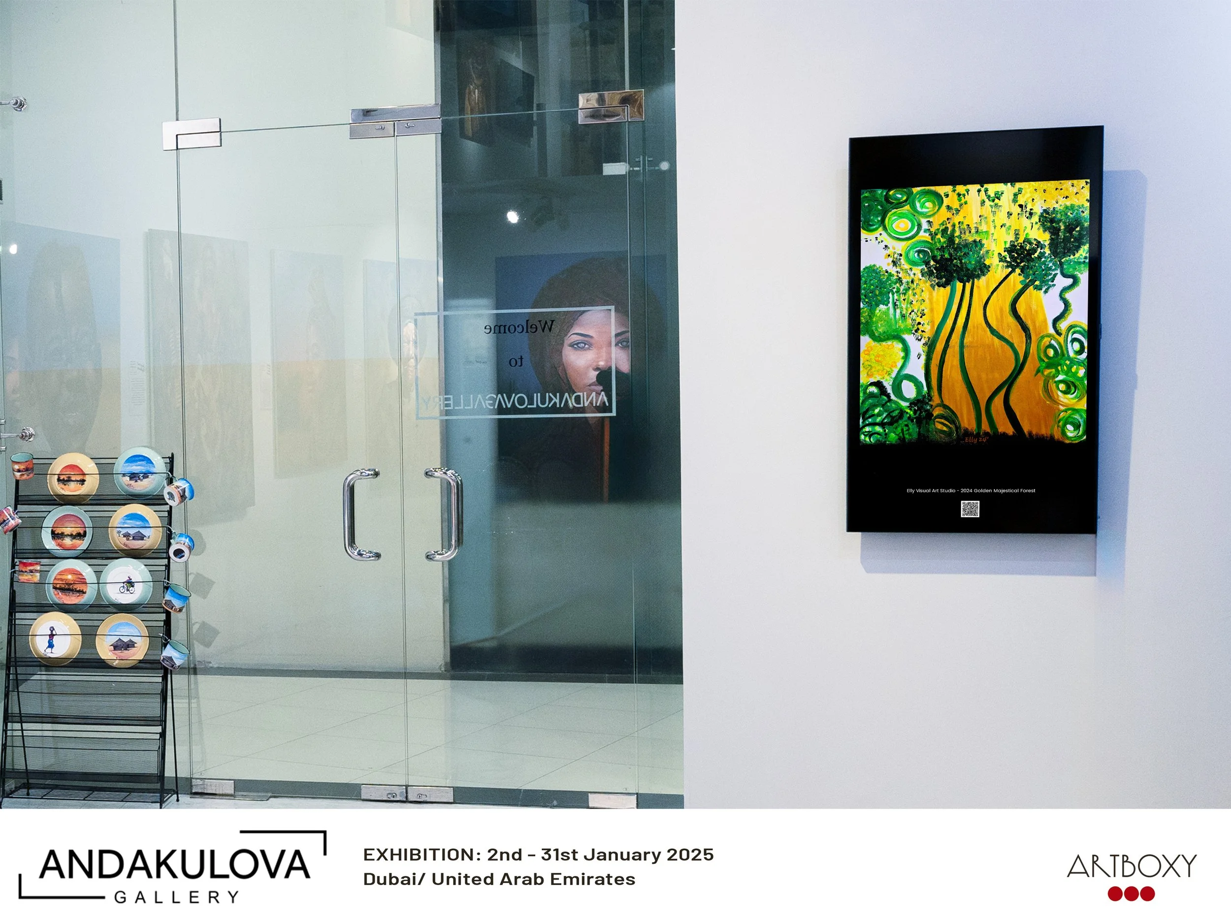 2024 Golden Majestical Forest | 
Andakulova Gallery-Dubai, United Arab Emirates