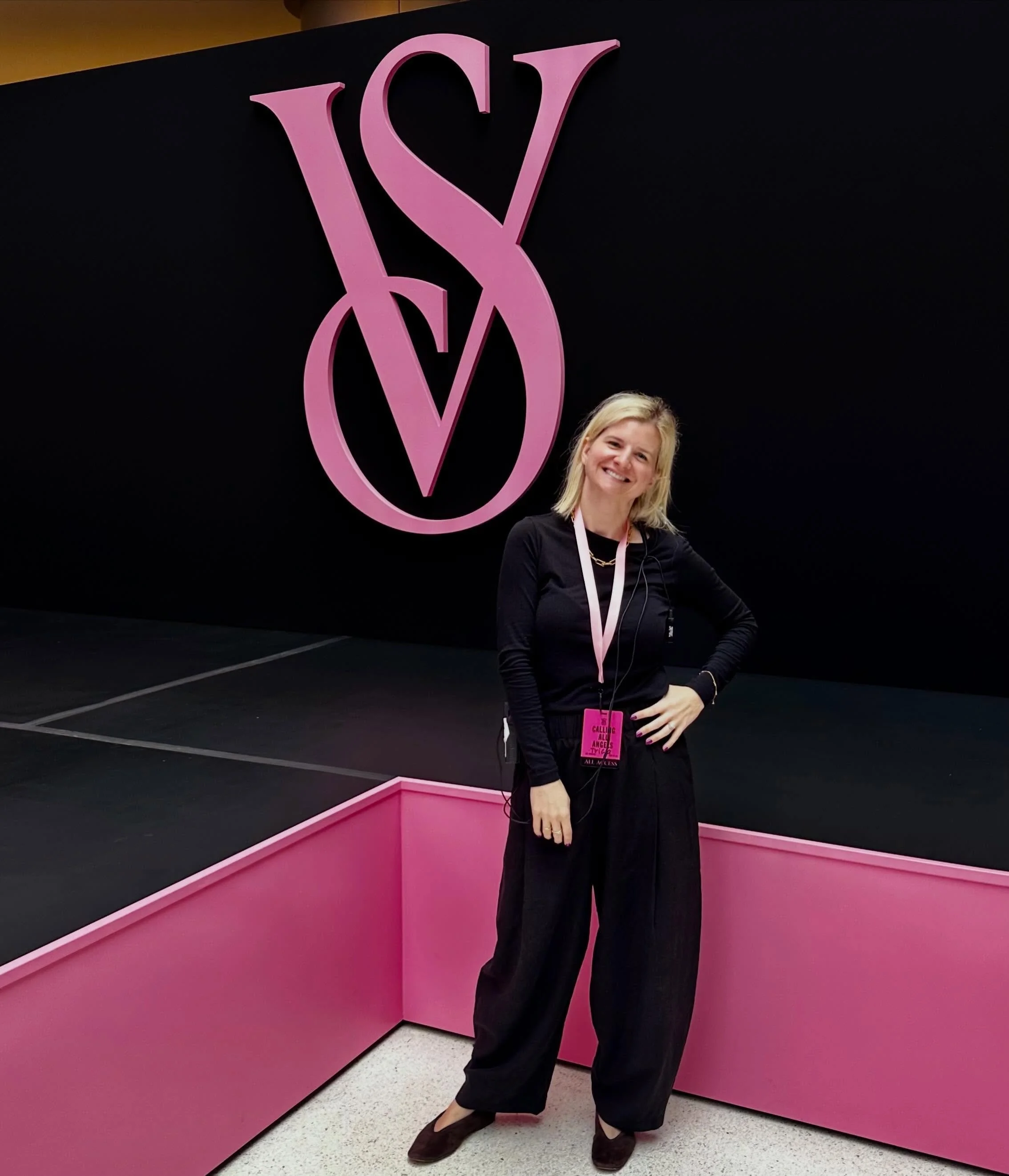 Are YOU the next @victoriassecret Angel? 🪽I am most certainly...not.&nbsp;

Thank you to @goodsensenyc for having me work BTS at the open casting for semi-finalists. Good luck to all the ladies!&nbsp;🩷