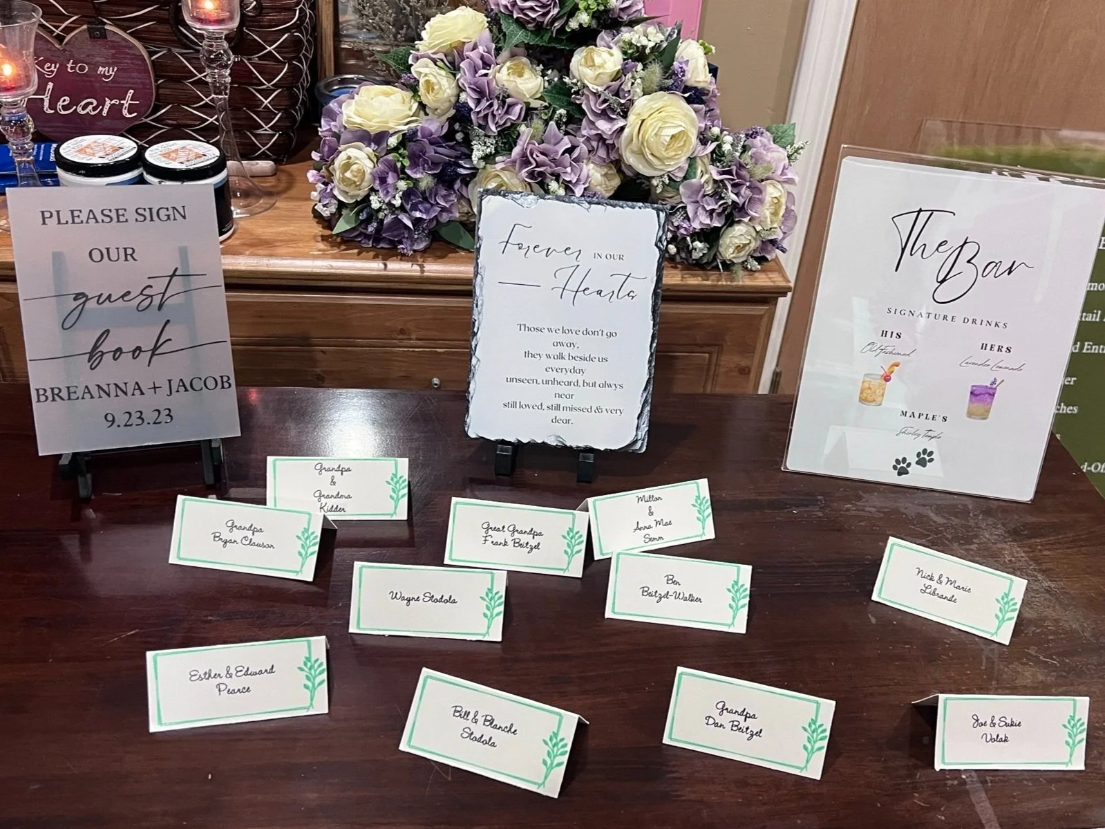 Place cards