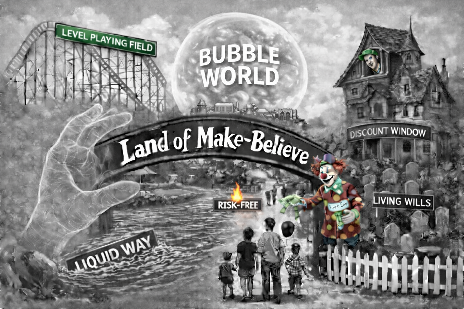 BANK TREASURERS IN THE LAND OF MAKE-BELIEVE