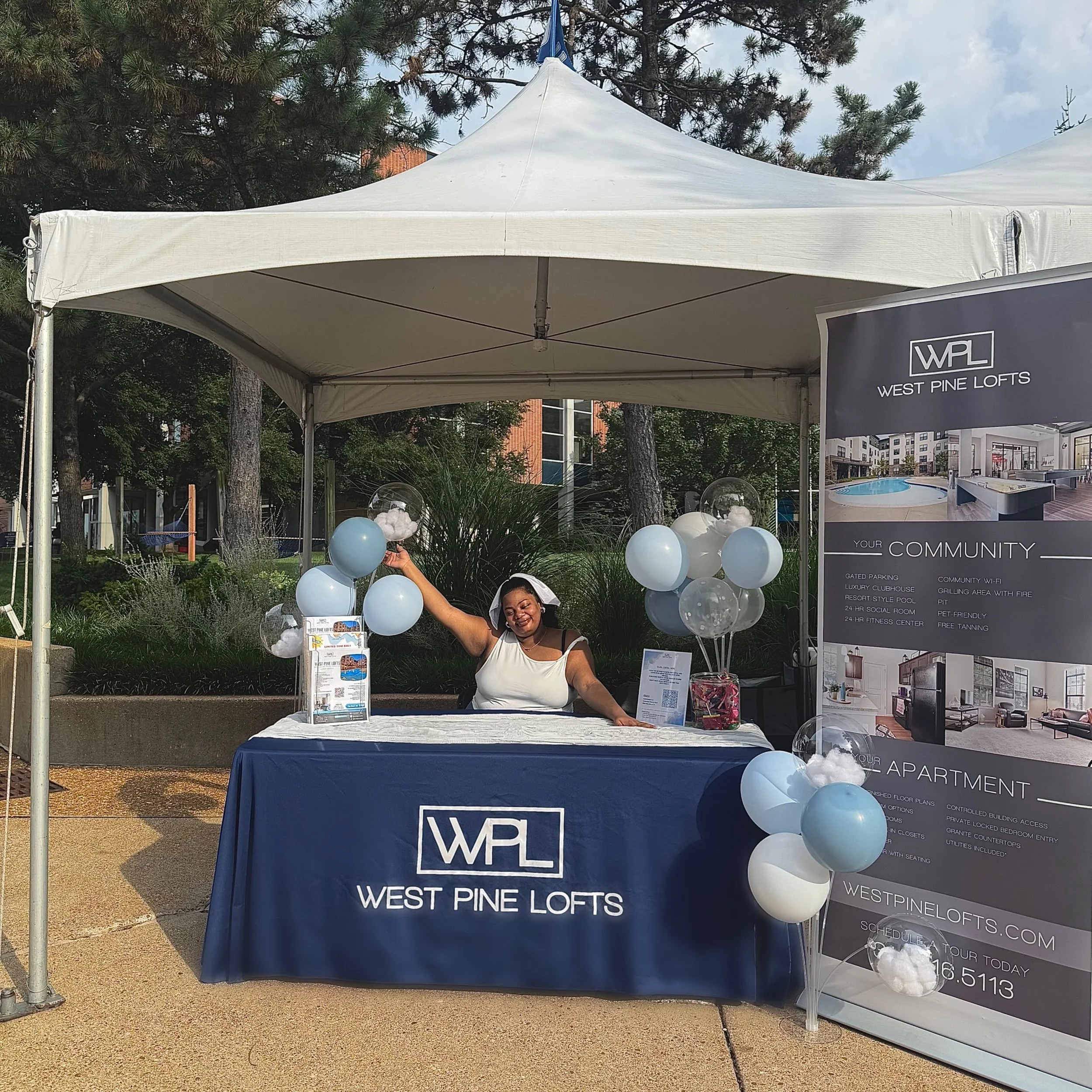 ☁️✨ Get on Cloud 9 with West Pine Lofts!✨☁️

Why come back down when you can call West Pine Lofts home?💙 Fall 2027&ndash;2028 leasing is here with 

2 bedrooms starting at $899
1 bedrooms at $1,399🏡

Thank you to everyone who caught us at  SLU&rsqu
