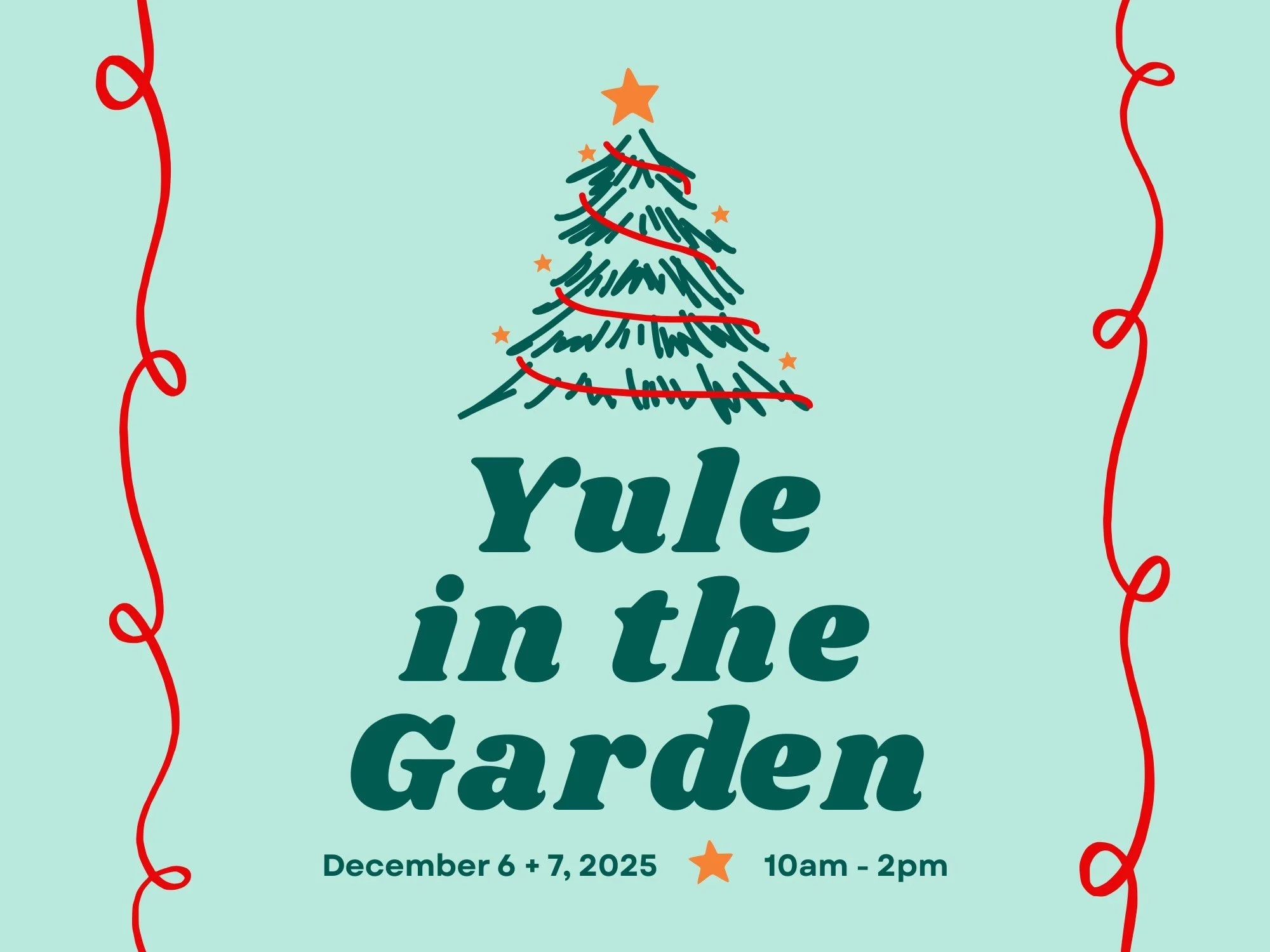 Yule in the Garden