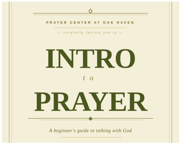 Intro to Prayer