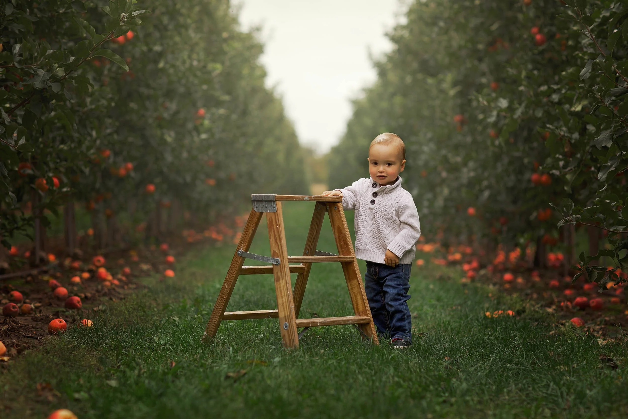 Apple Orchard Solo Portrait