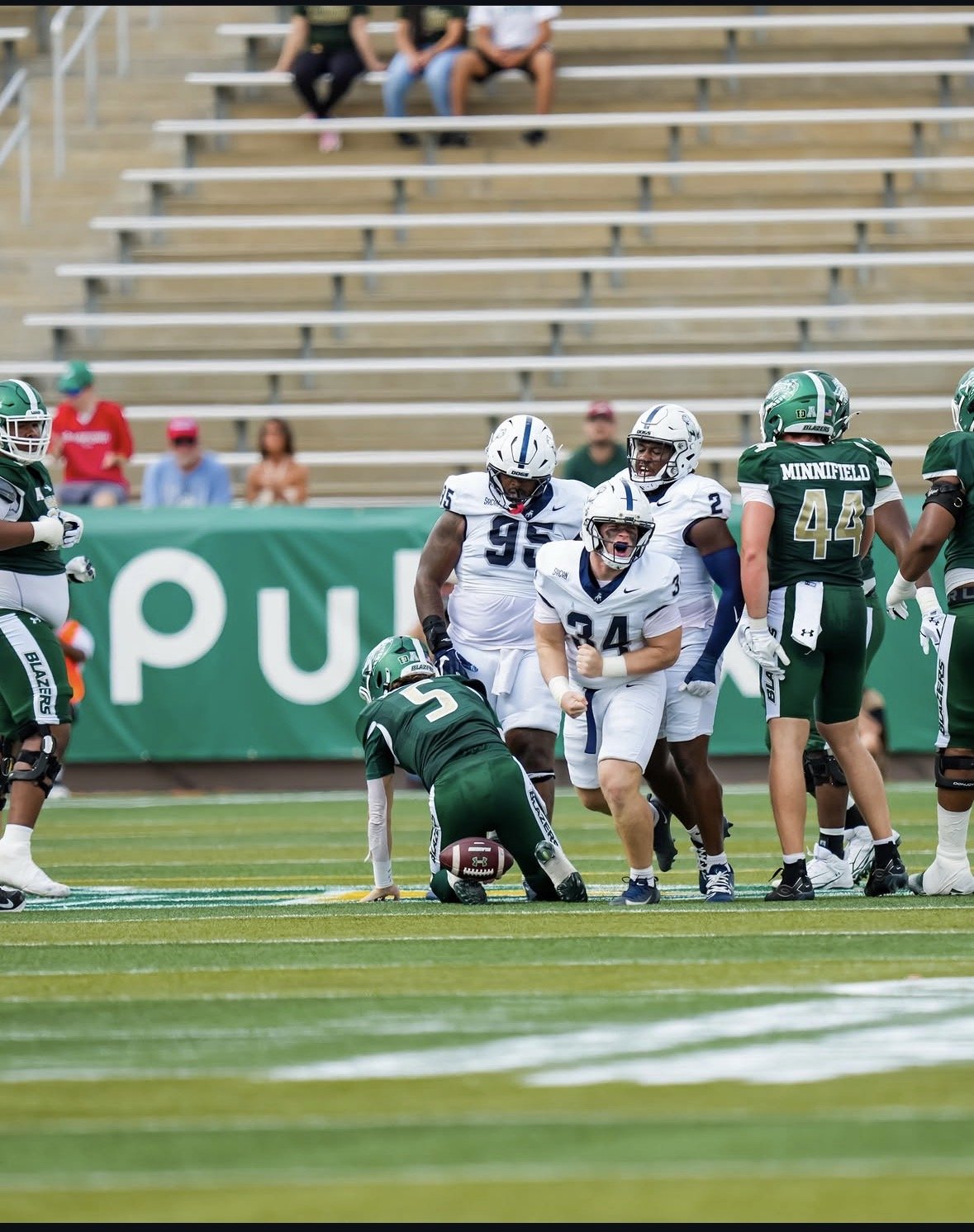 Samford Holds Halftime Lead Over UAB But Fall 33-14