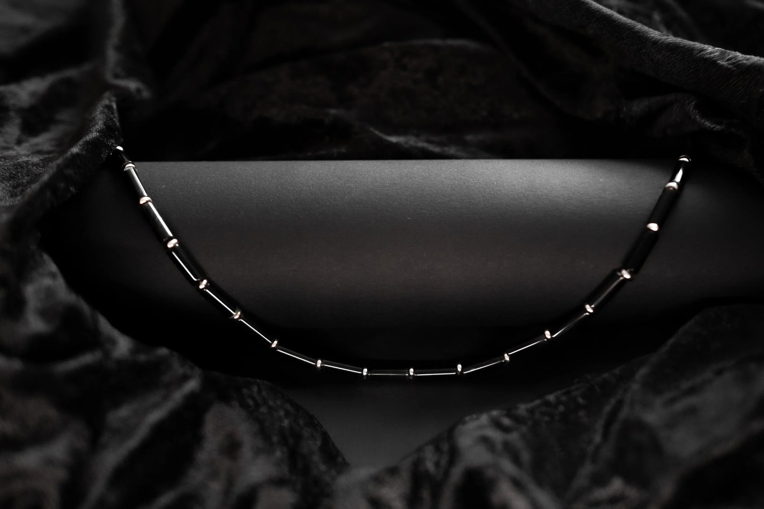 Black and Gold Necklace