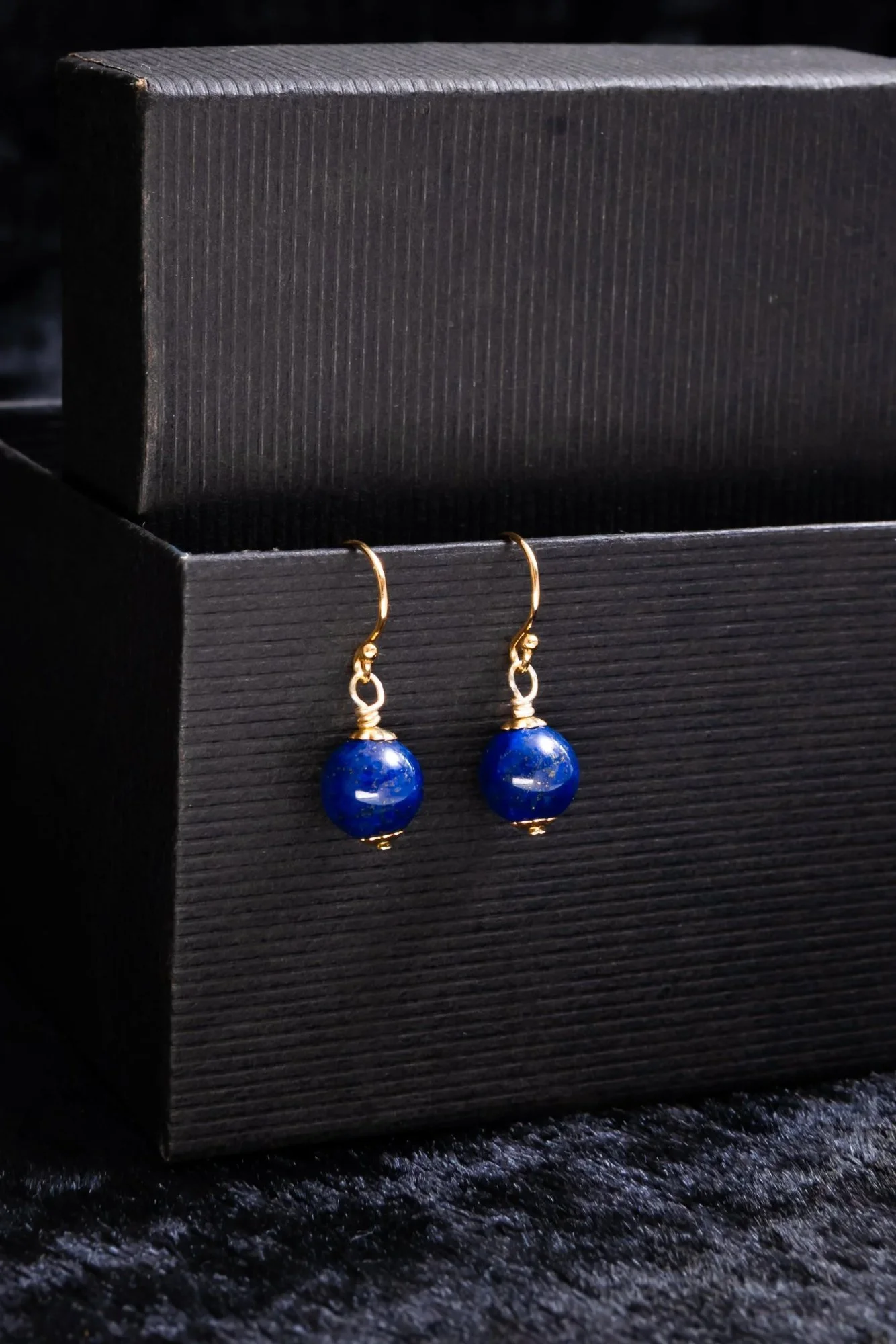 Royal Blue Lapis Lazuli Earrings
