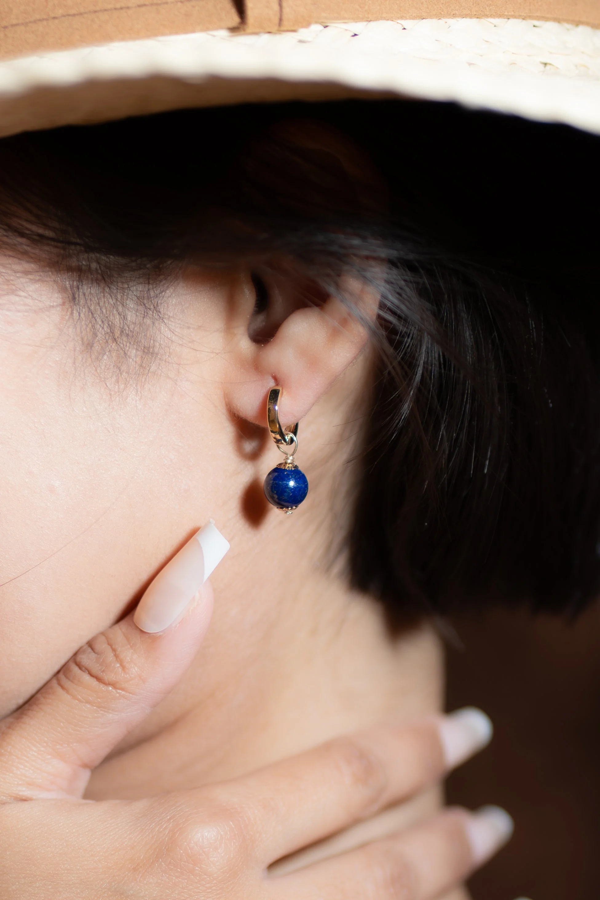 Royal Blue Lapis Lazuli Earrings