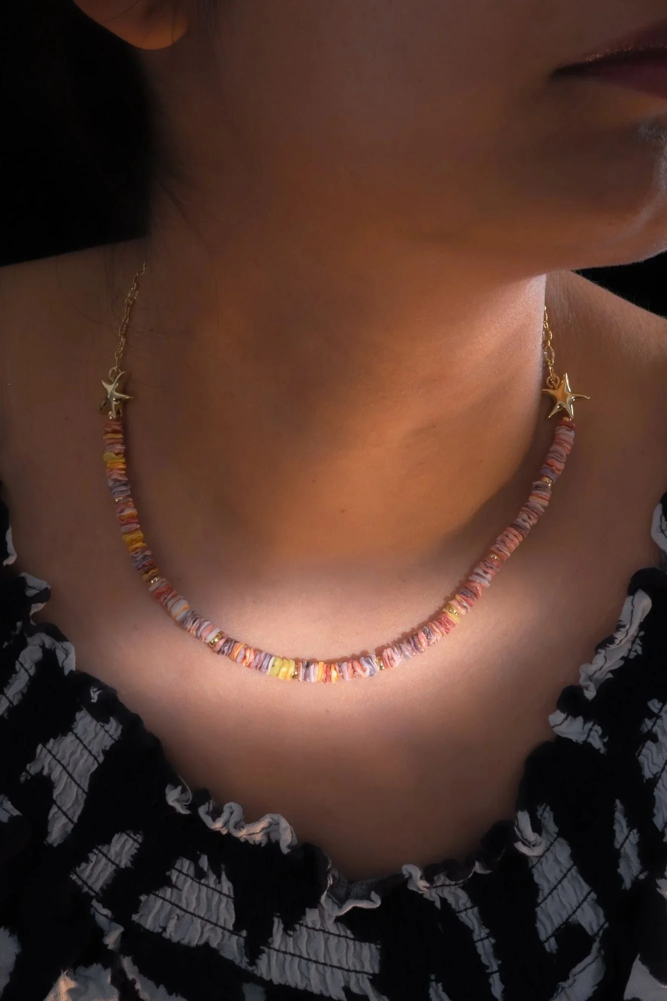 Shell Whisper -  Colourful  Shell Necklace