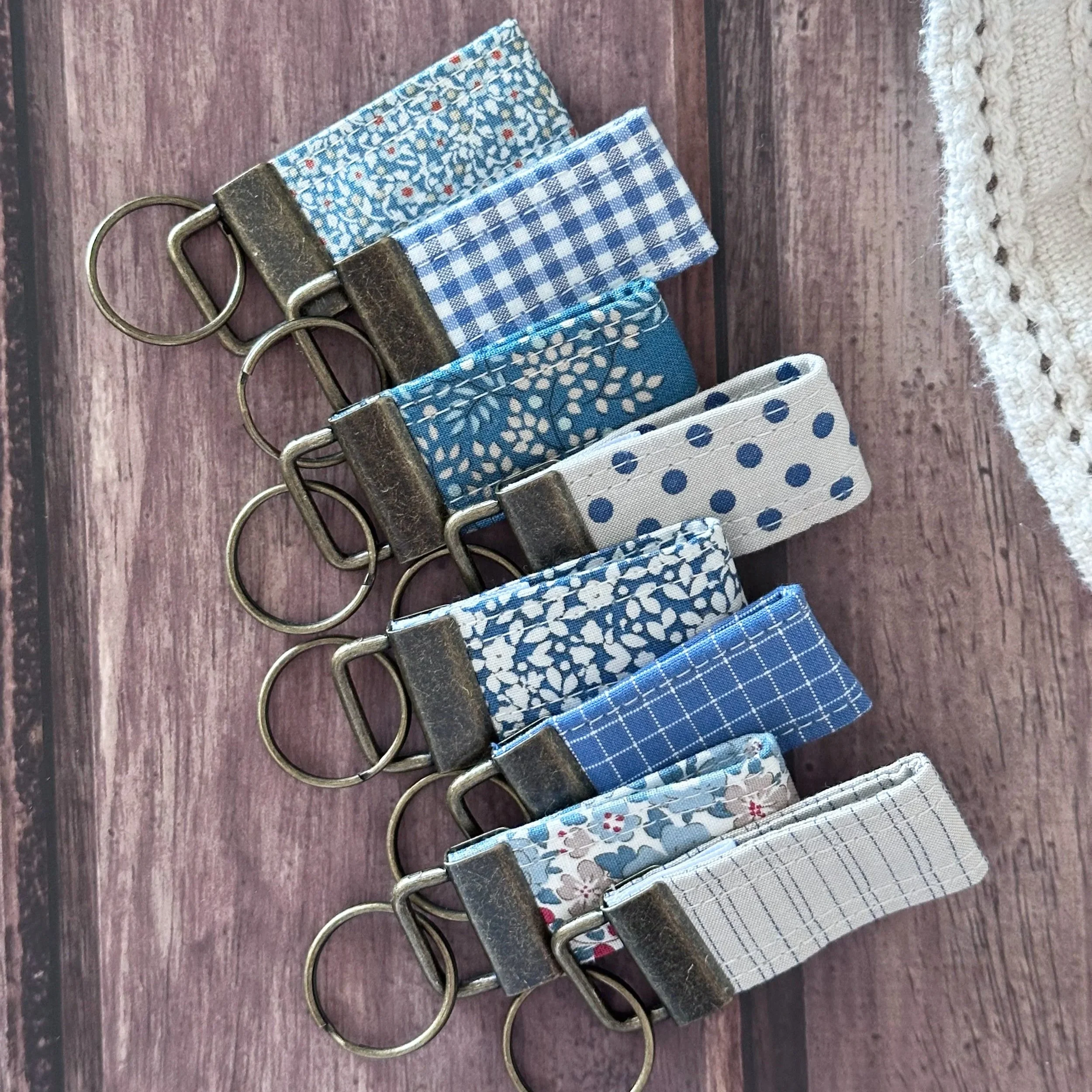 Summer Blues Mini Key Fob