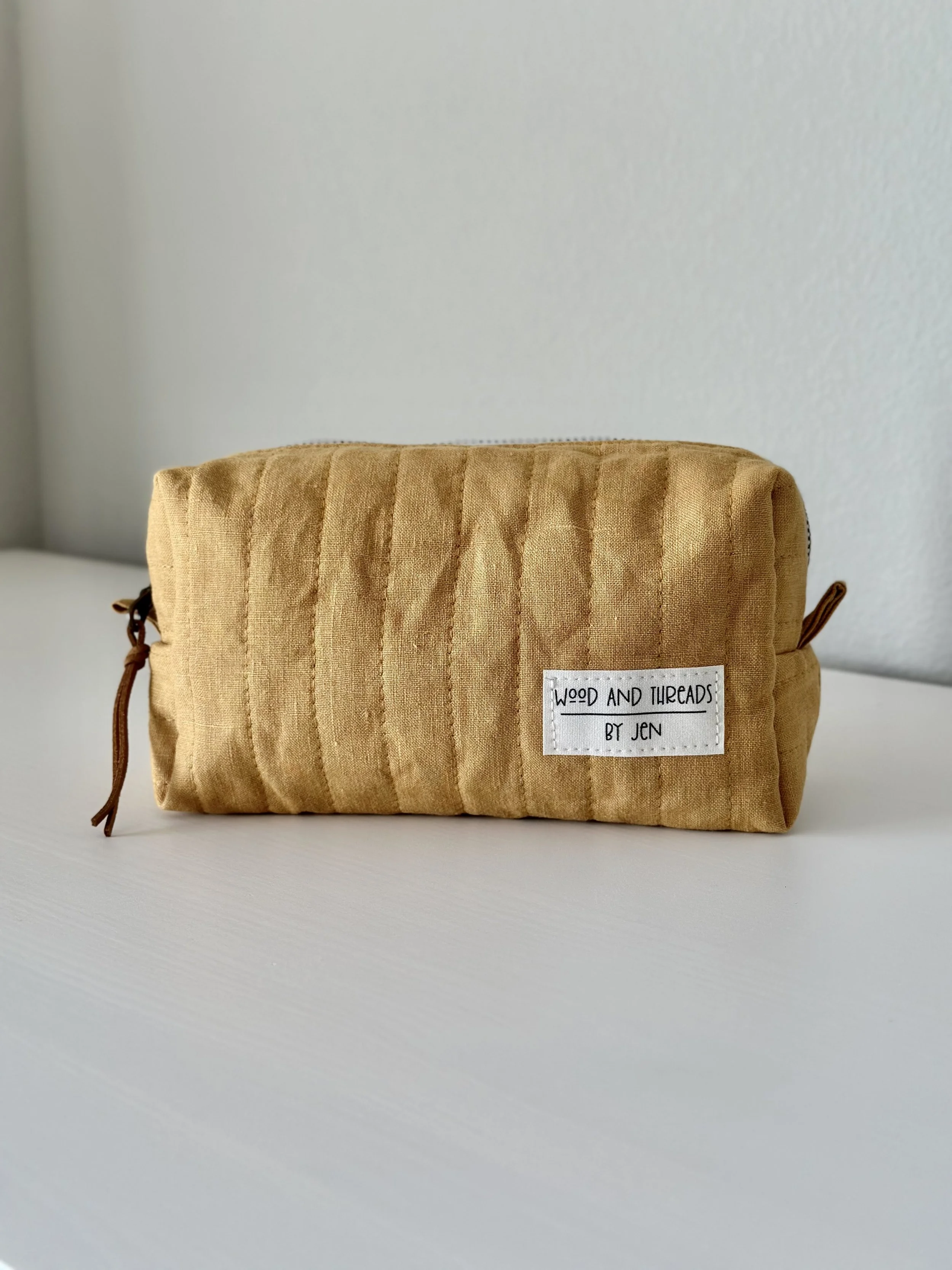 Cornfield Quilted Boxy Pouch - Small