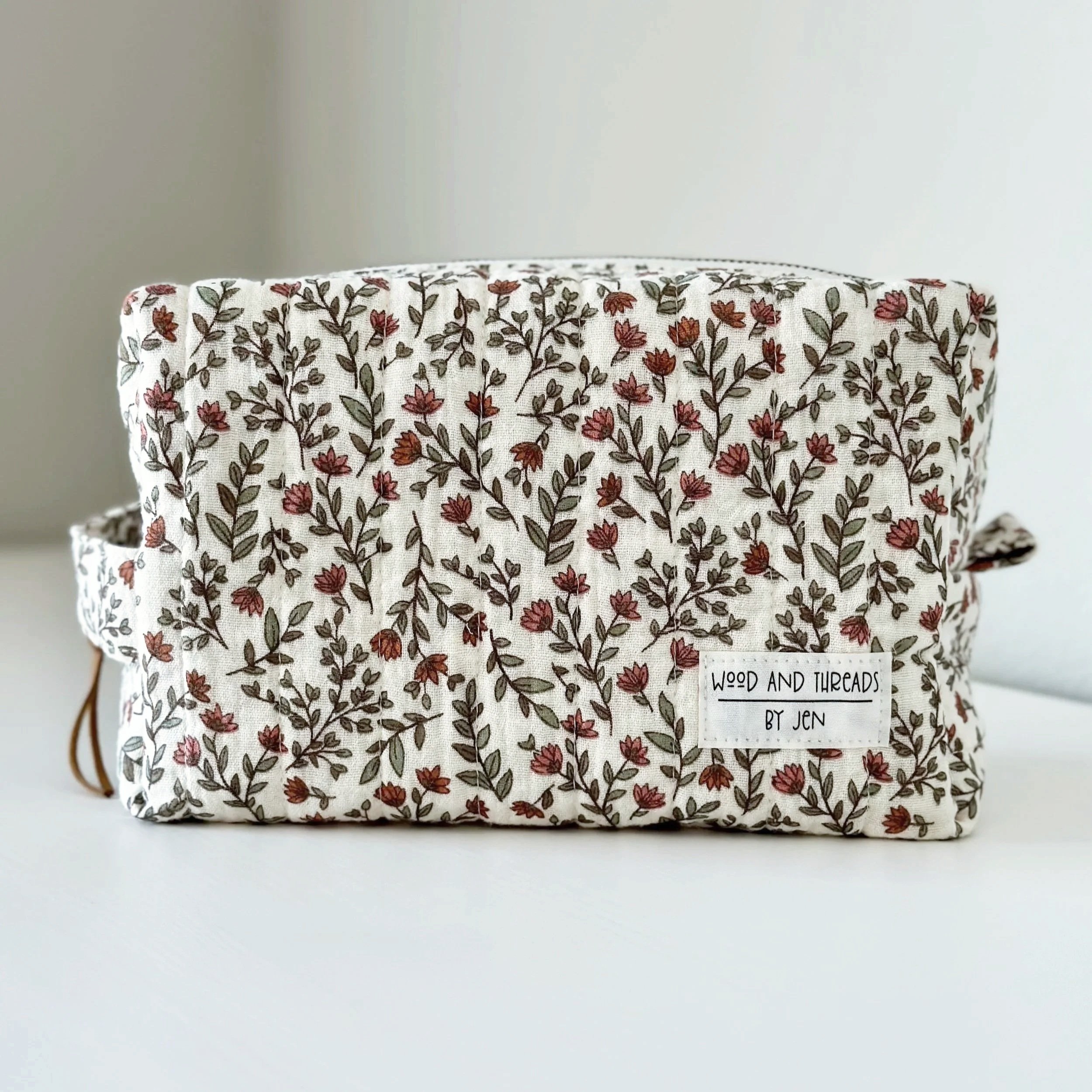 El Último Jardín Quilted Boxy Pouch - Large