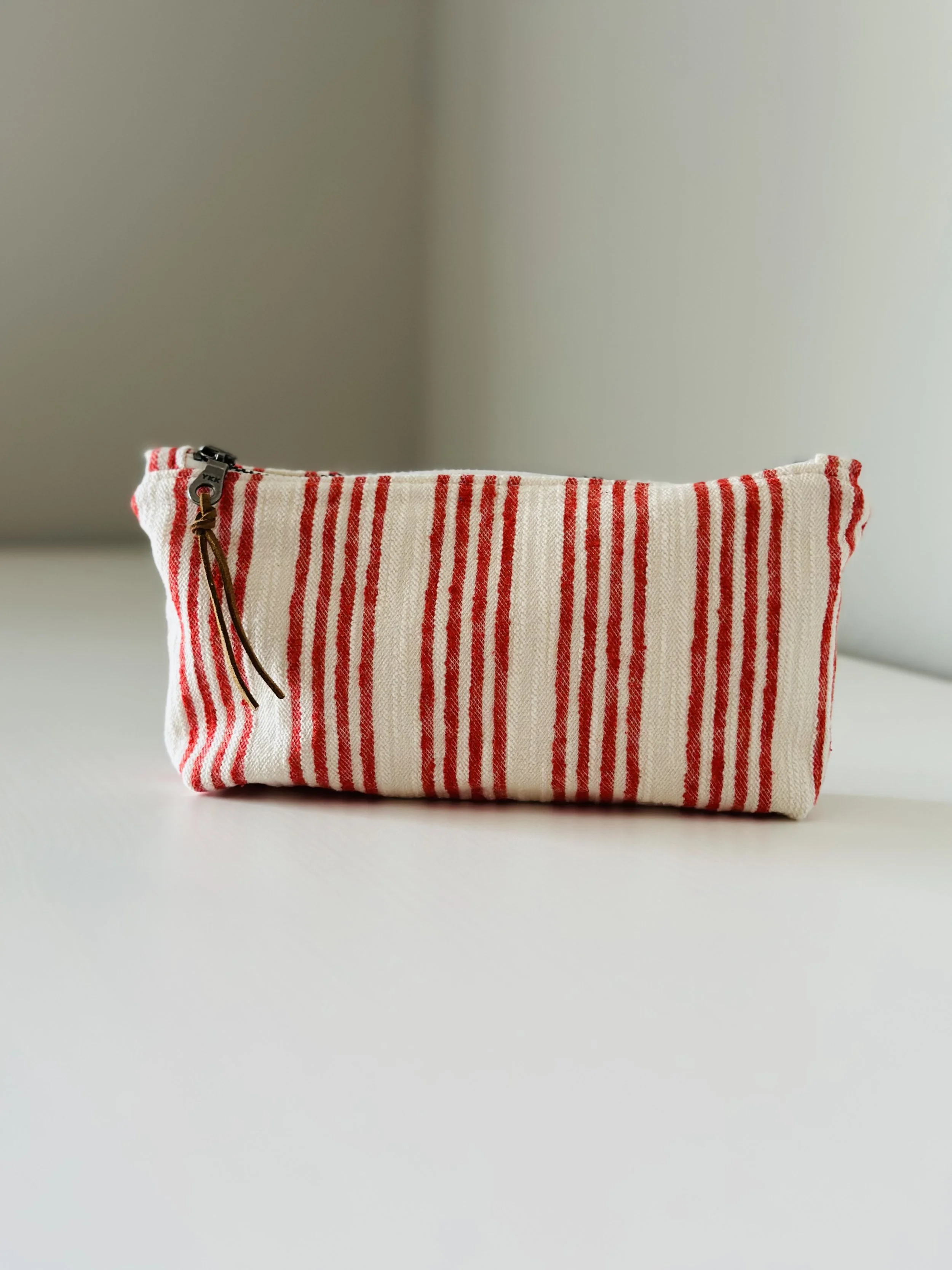 The Thrift Edit Summer 26, Red Zipper Pouch No. 03