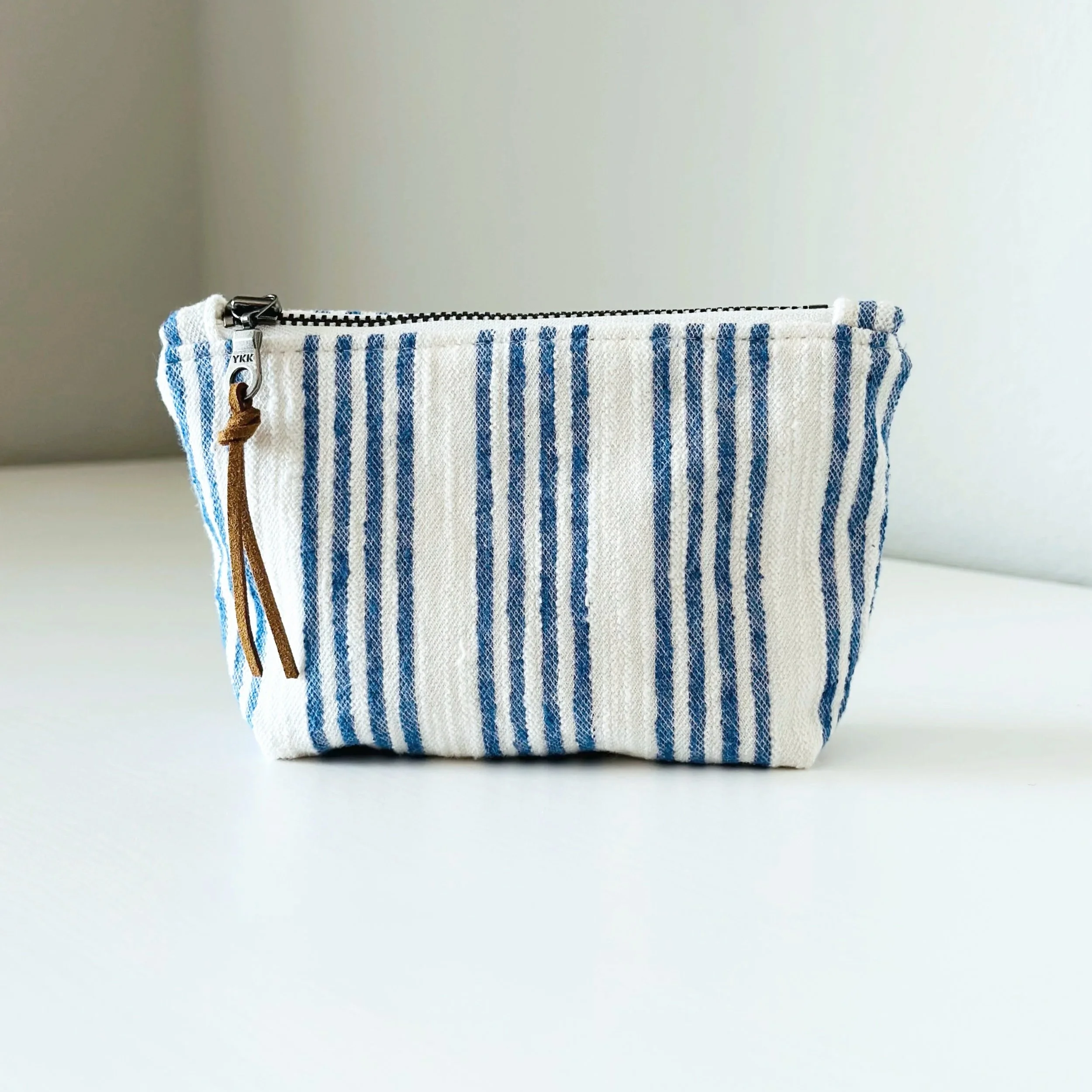 The Thrift Edit Summer 26, Blue Striped Coin Pouch No. 12