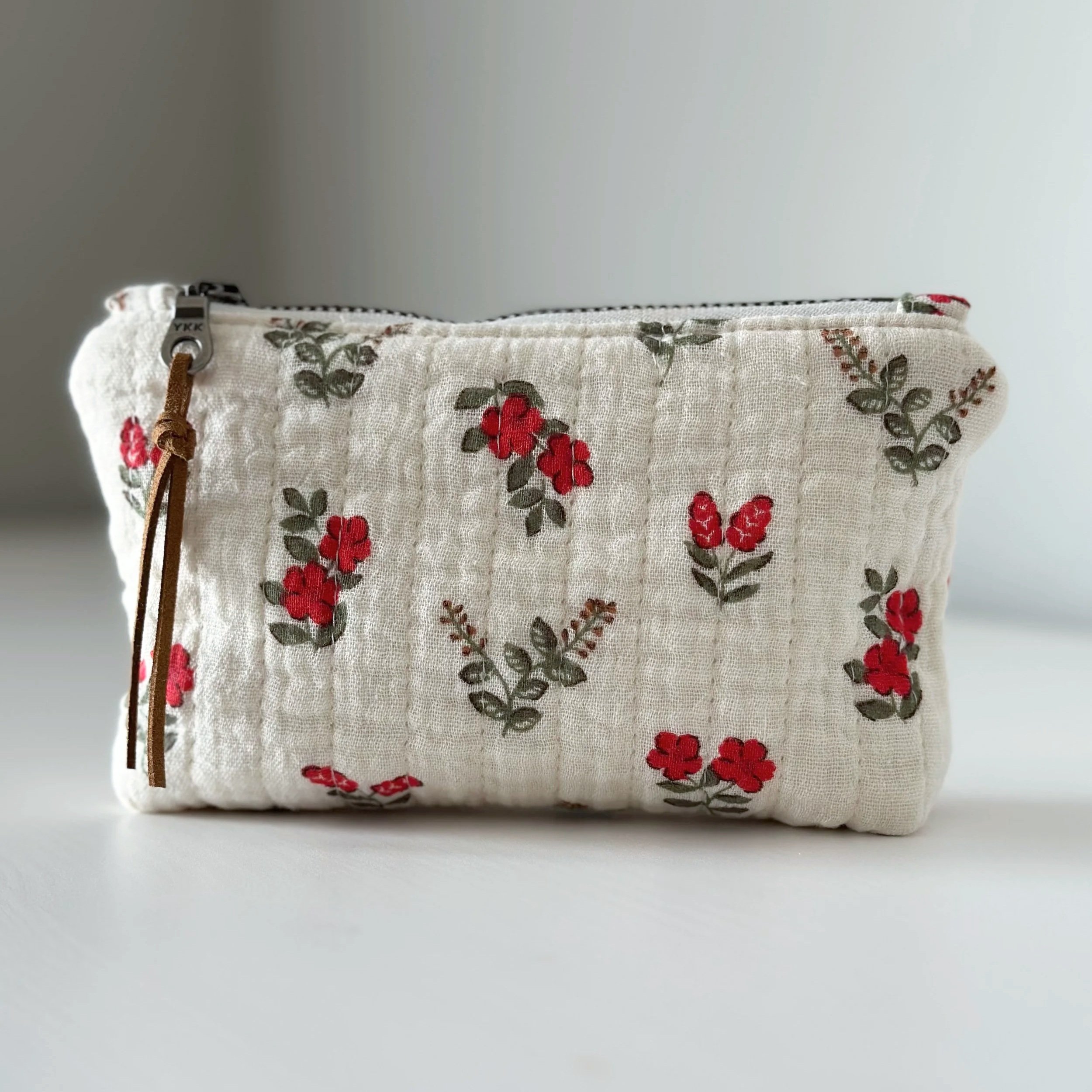 Flor de Alma Quilted Coin Pouch