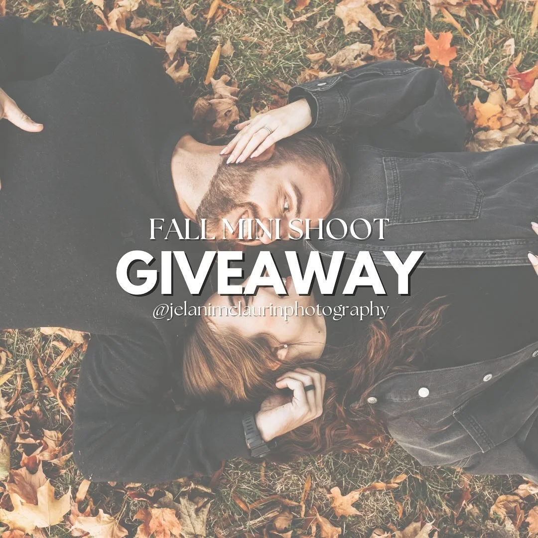 ✨FALL MINI GIVEAWAY ✨

It is finally starting to feel like fall which means it is time for a giveaway!

I am giving away one mini session for families or couples to be used November 9th or 10th on Monument Ave in Richmond, VA! 

To enter:
🍂Like this