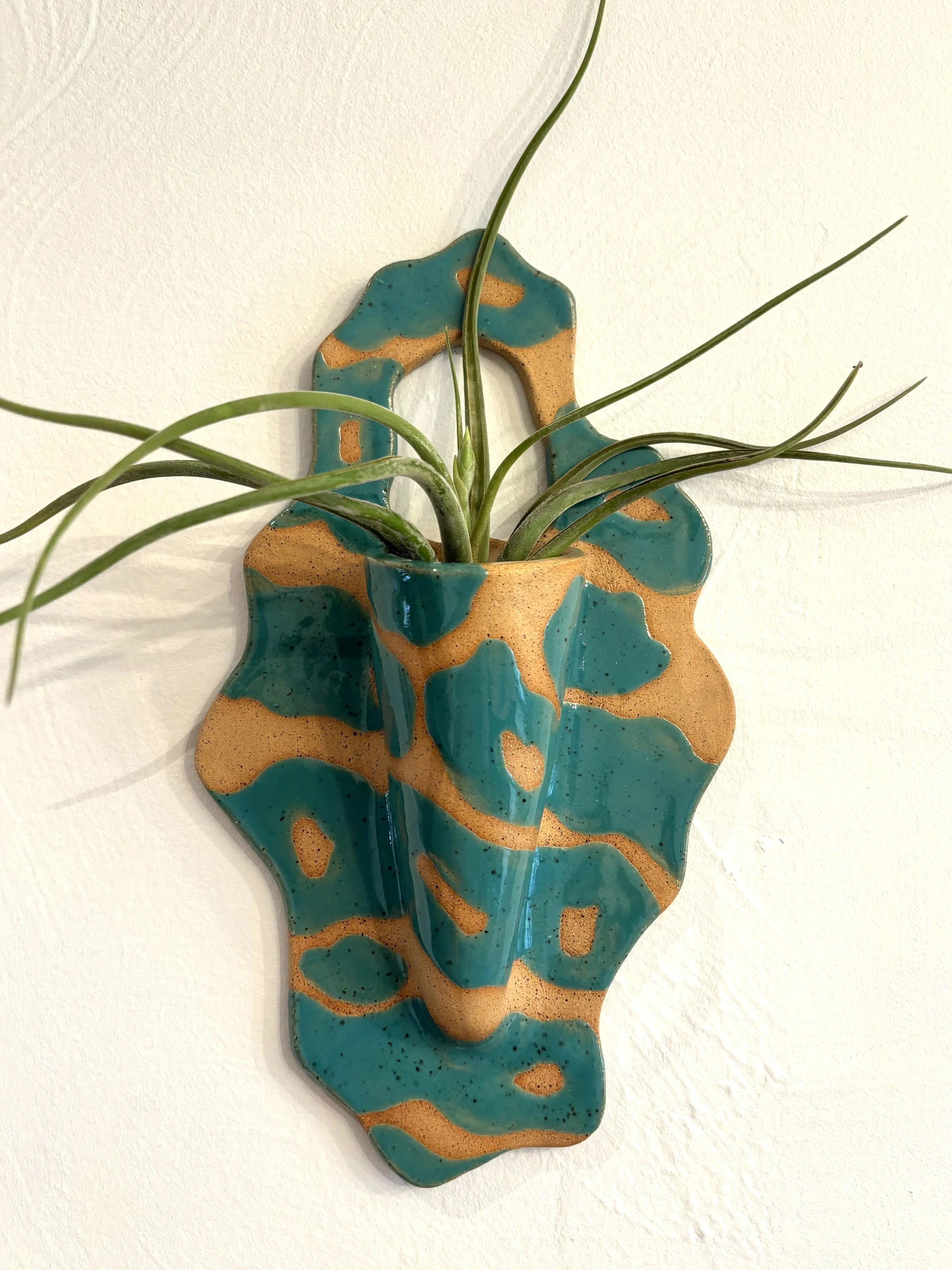 Whimsical Waves Wall Vase
